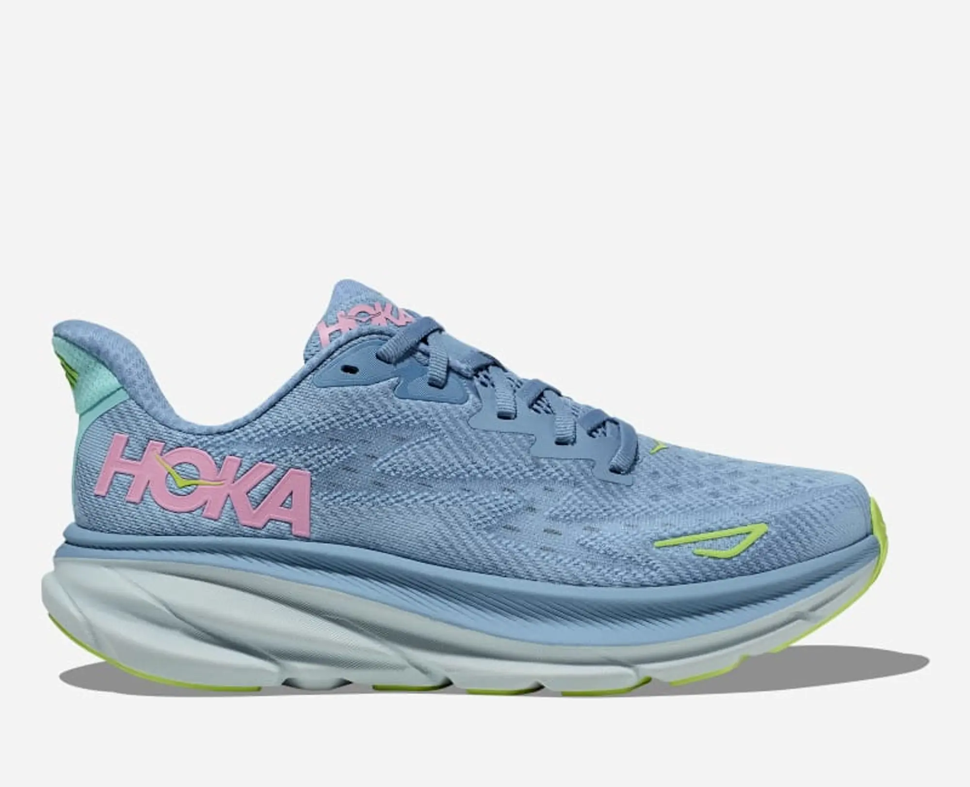 Hoka One One HOKA Women's Clifton 9 Road Running Shoes in Dusk/Pink Twilight