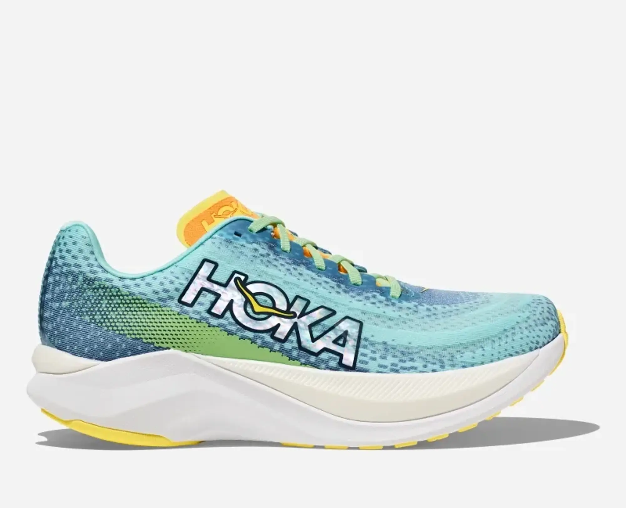 Hoka One One HOKA Men's Mach X Road Running Shoes in Dusk/Cloudless