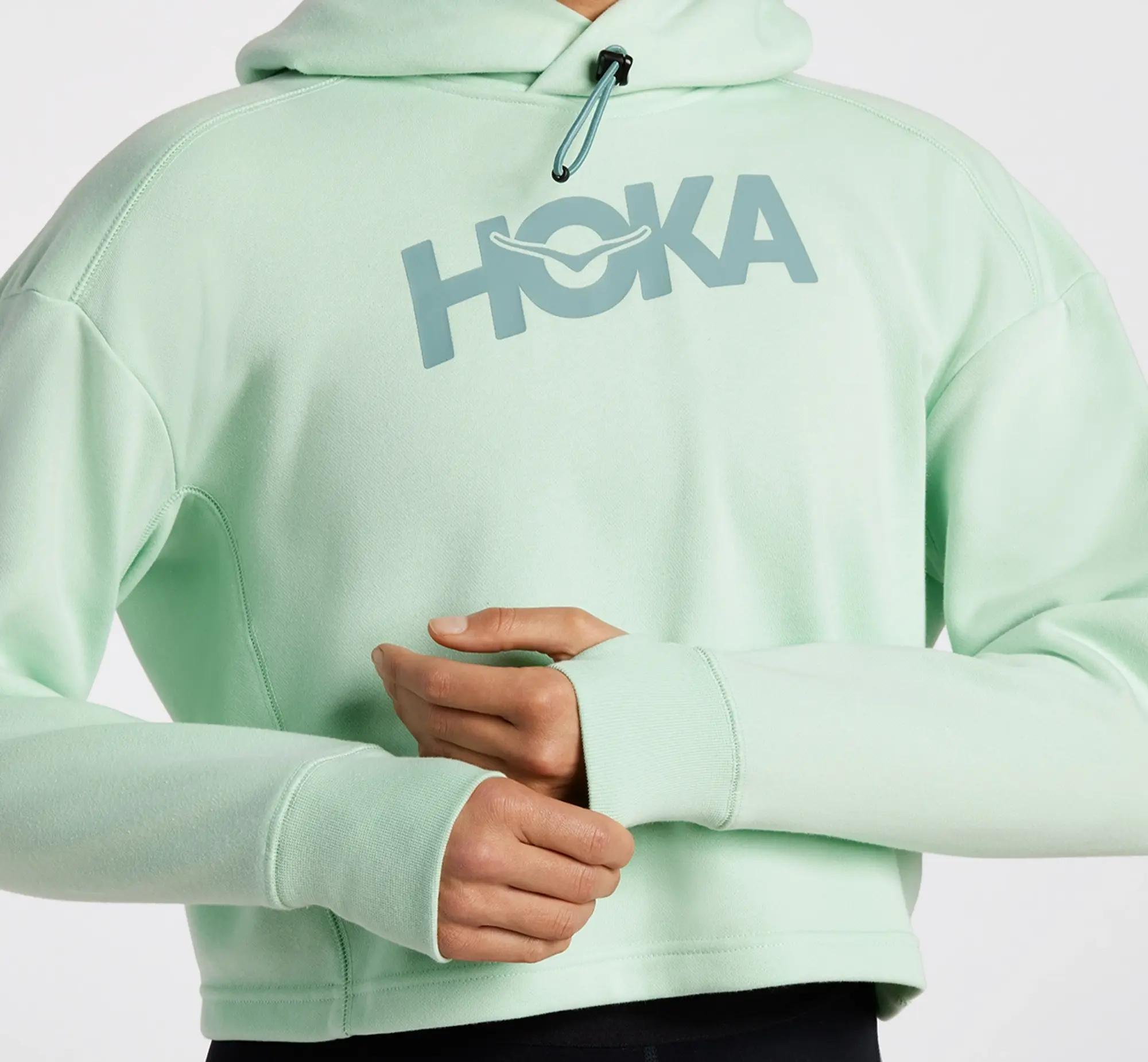Hoka One One HOKA Women's Hoodie in Mist Green