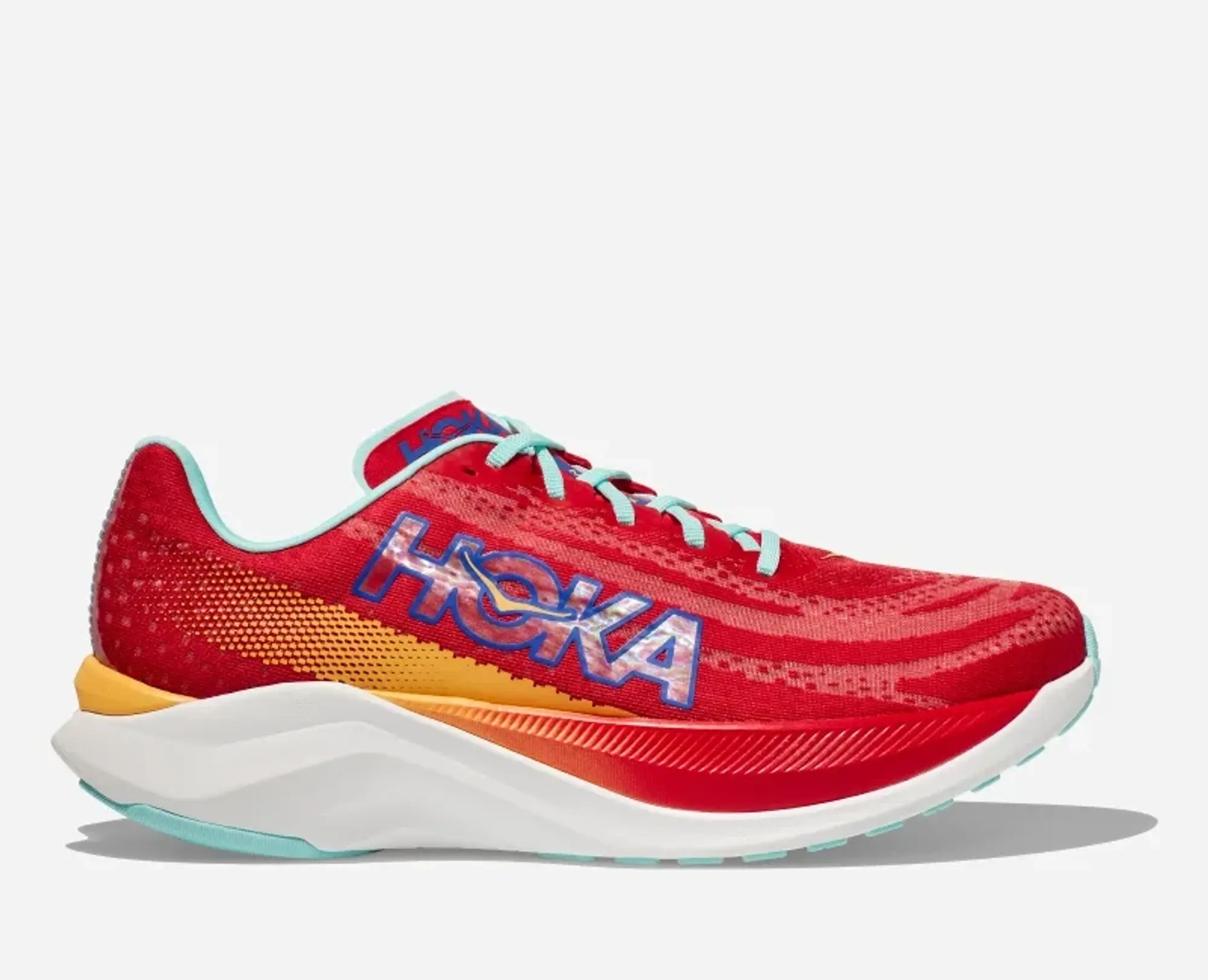 Hoka One One HOKA Women's Mach X Road Running Shoes in Cerise/Cloudless