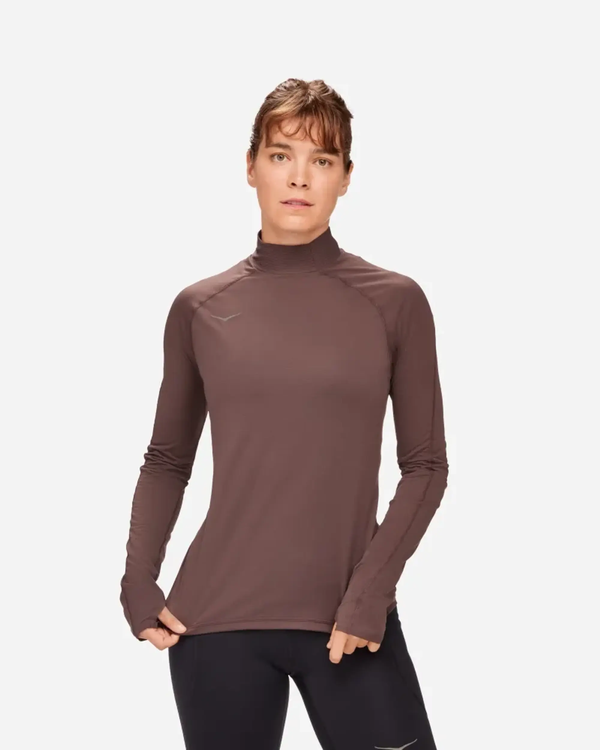 Hoka One One HOKA Women's Cold Weather Layer in Raisin
