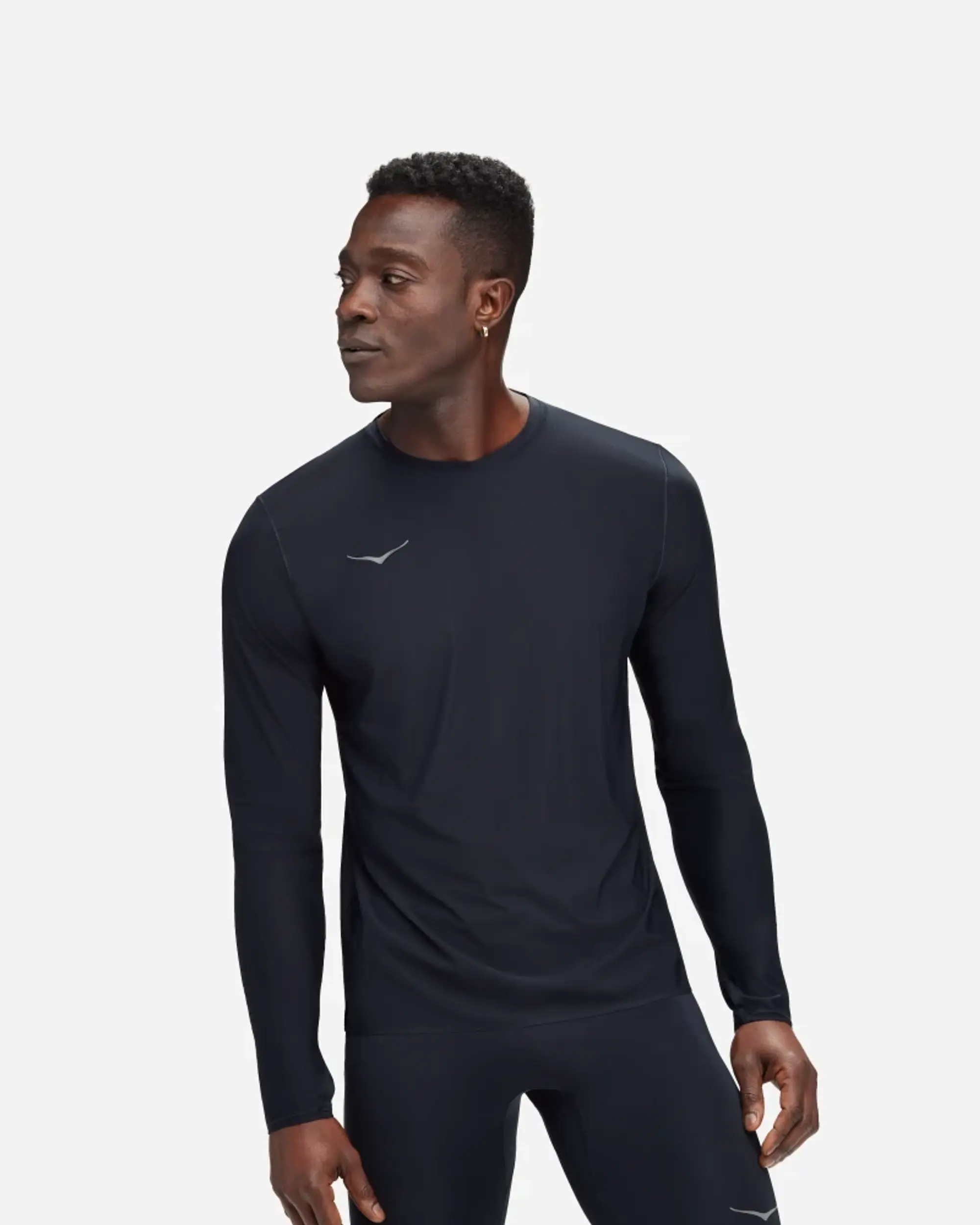 Hoka One One HOKA Men's Airolite Run Long Sleeve in Black