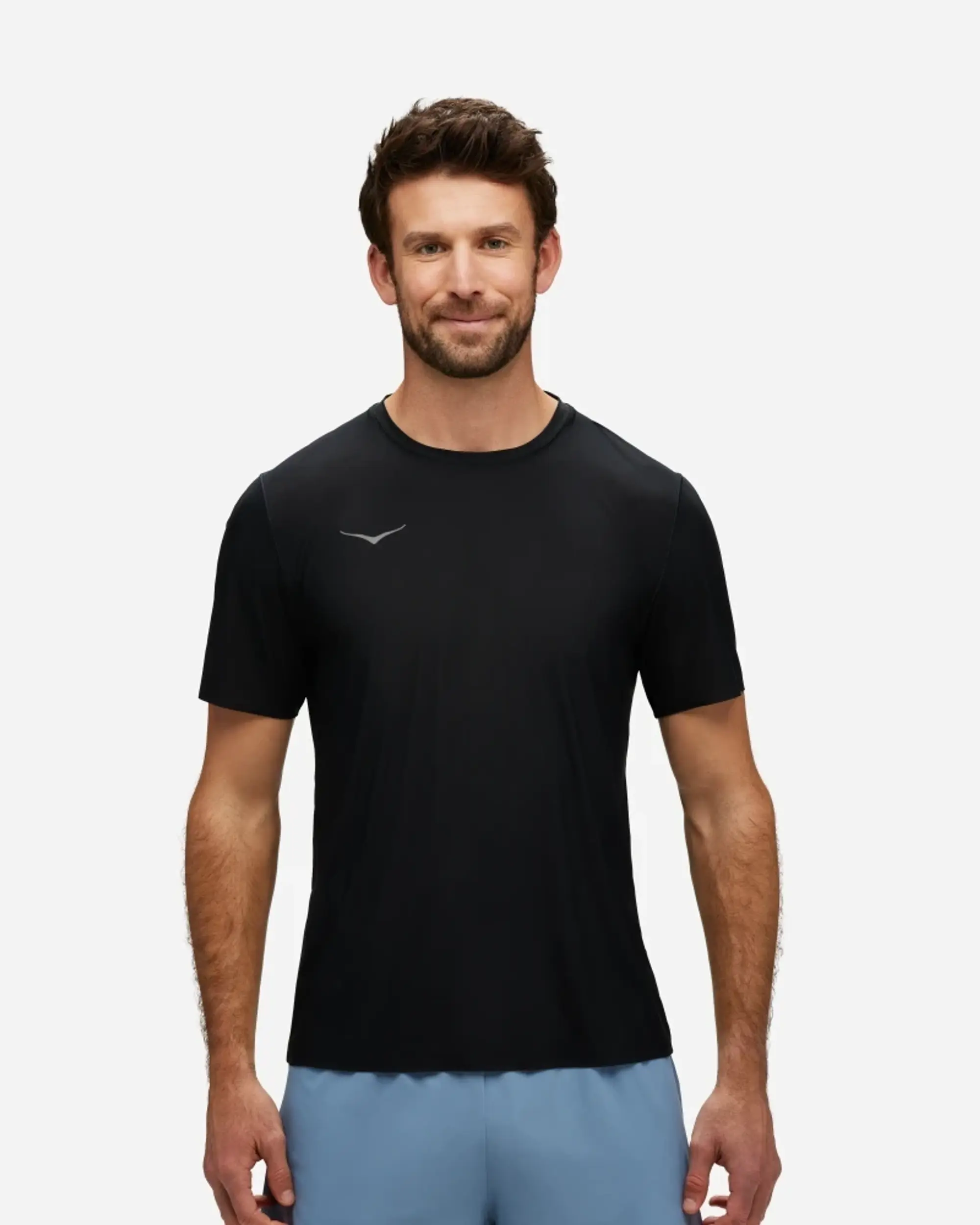 Hoka One One HOKA Airolite Run T-Shirt - Black - Mens