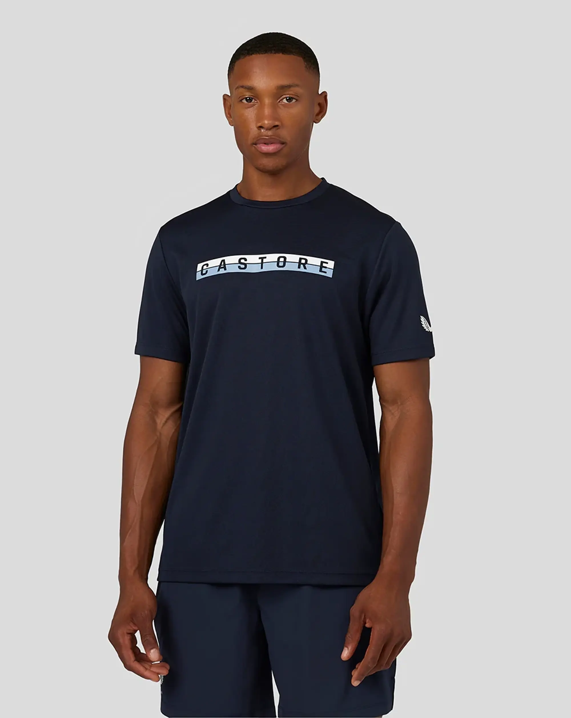 Castore Men's Short Sleeve Graphic Raglan T-shirt - Ultra Blue