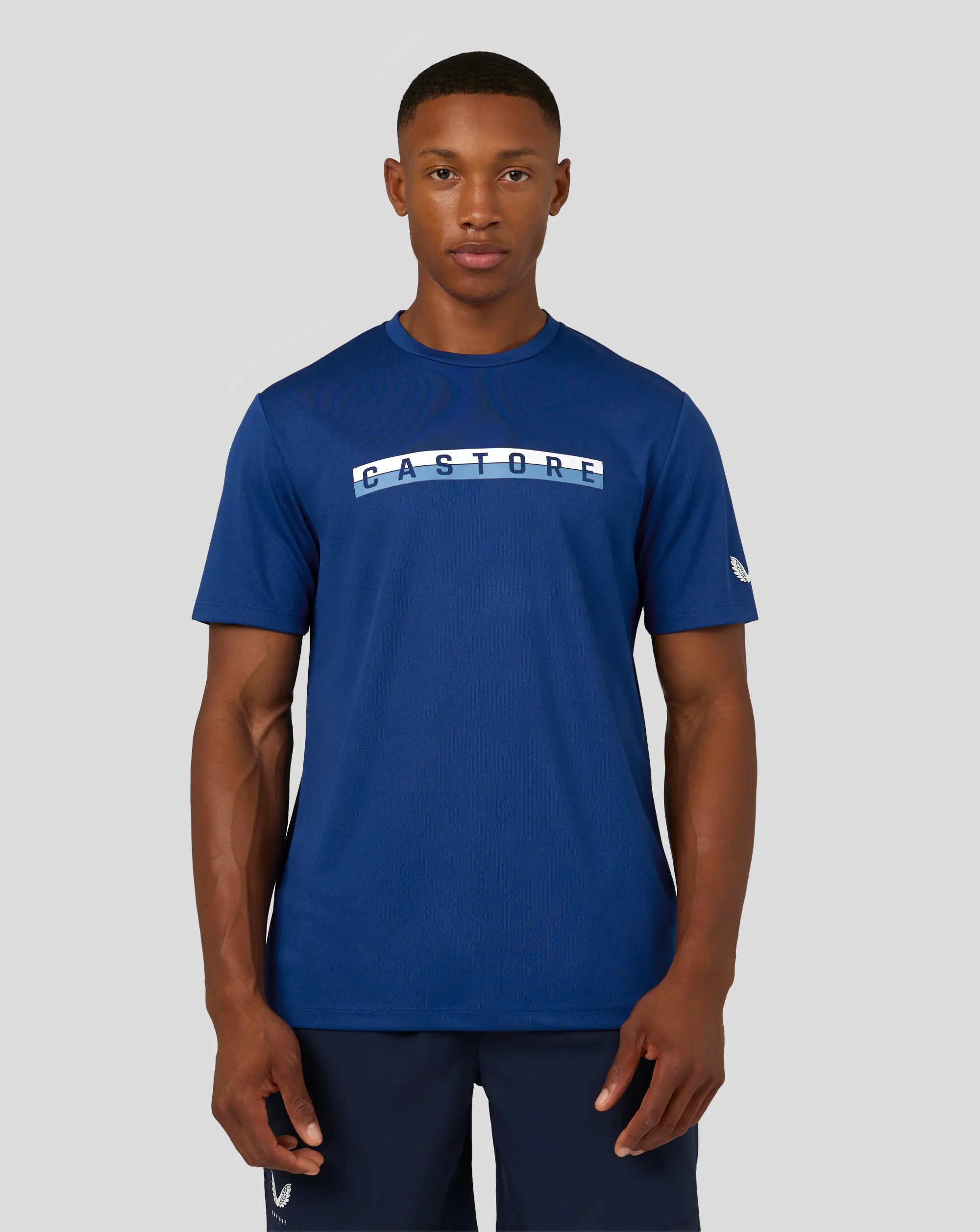 Castore Men's Short Sleeve Graphic Raglan T-shirt - Ultra Blue