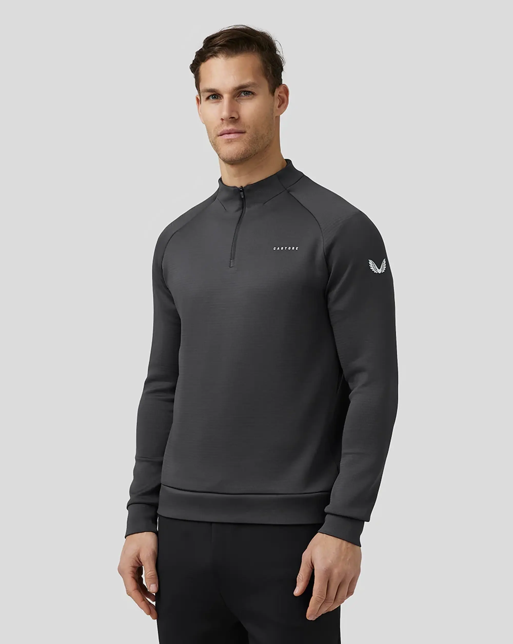 Castore Men's Long Sleeve Flex 1/4 Zip – Dusty Blue