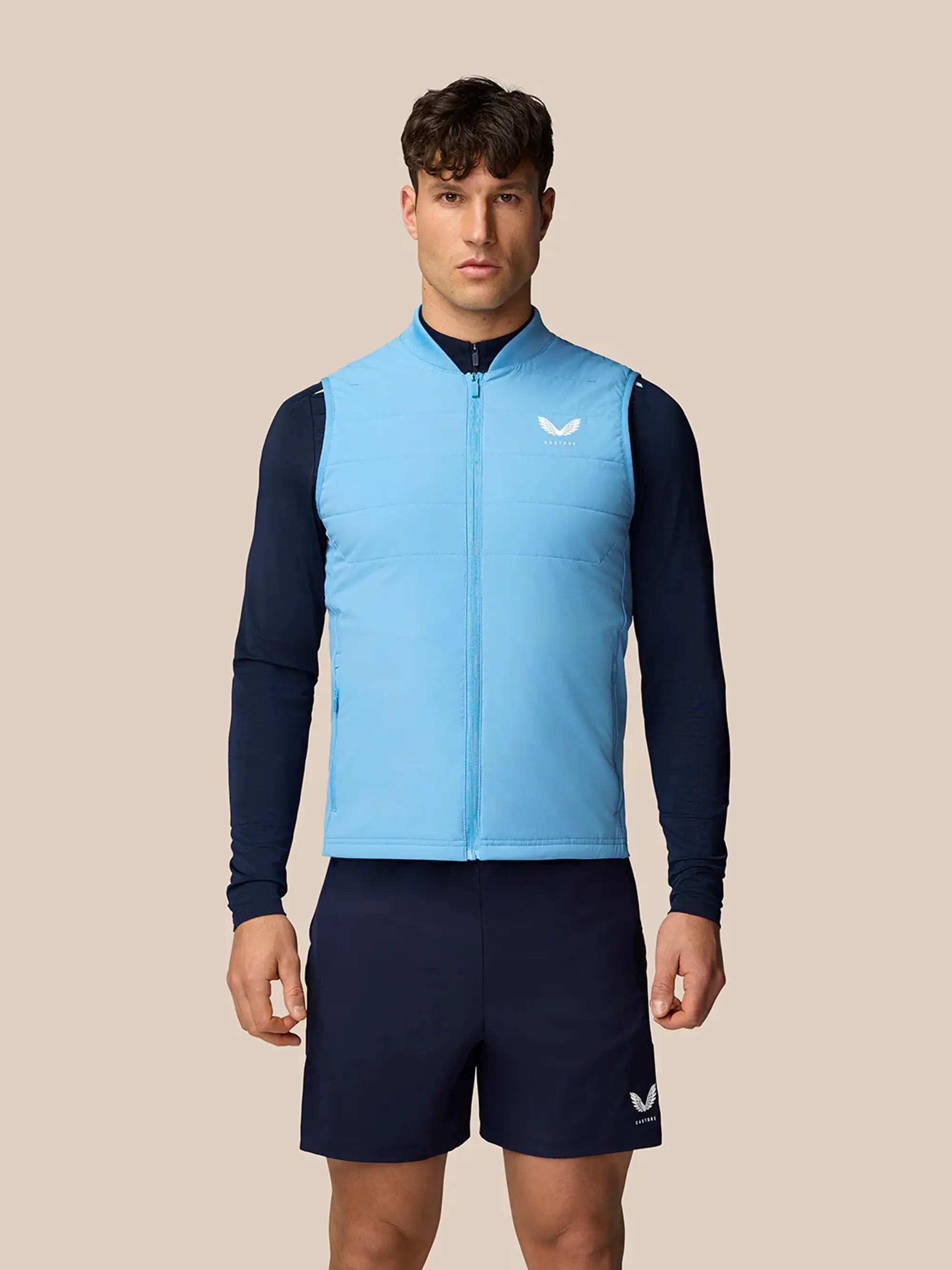 Castore Apex Training Gilet - Sky Blue