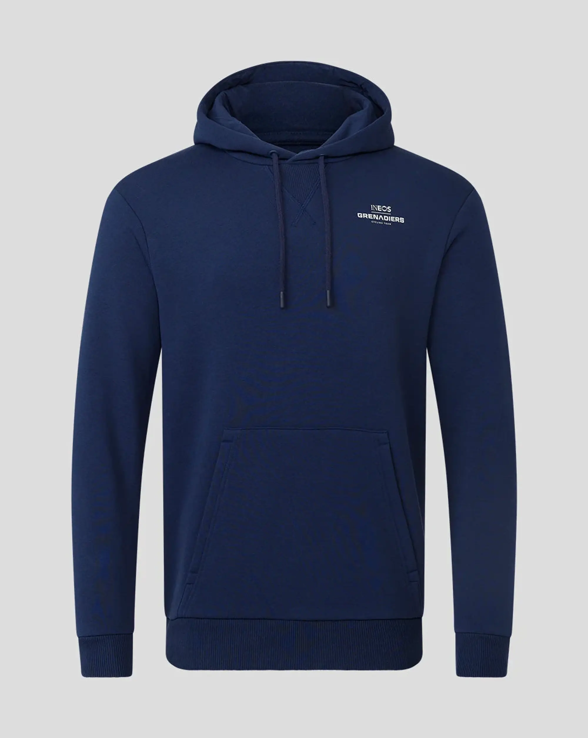 Castore Ineos Grenadiers Unisex Core Monobrand Hoodie- Grey