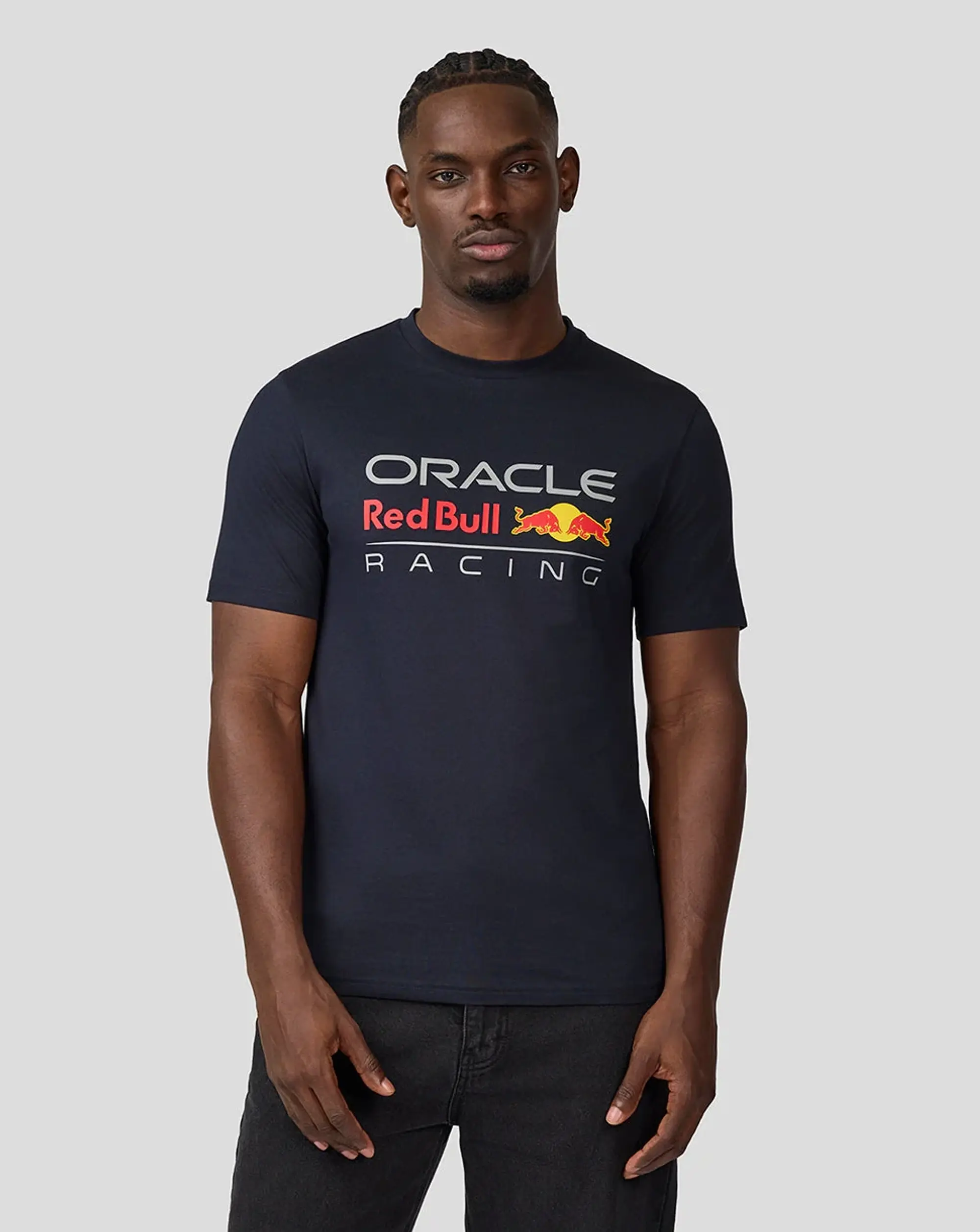 Castore Oracle Red Bull Racing Unisex Large Front Mono Logo Tee - Winery