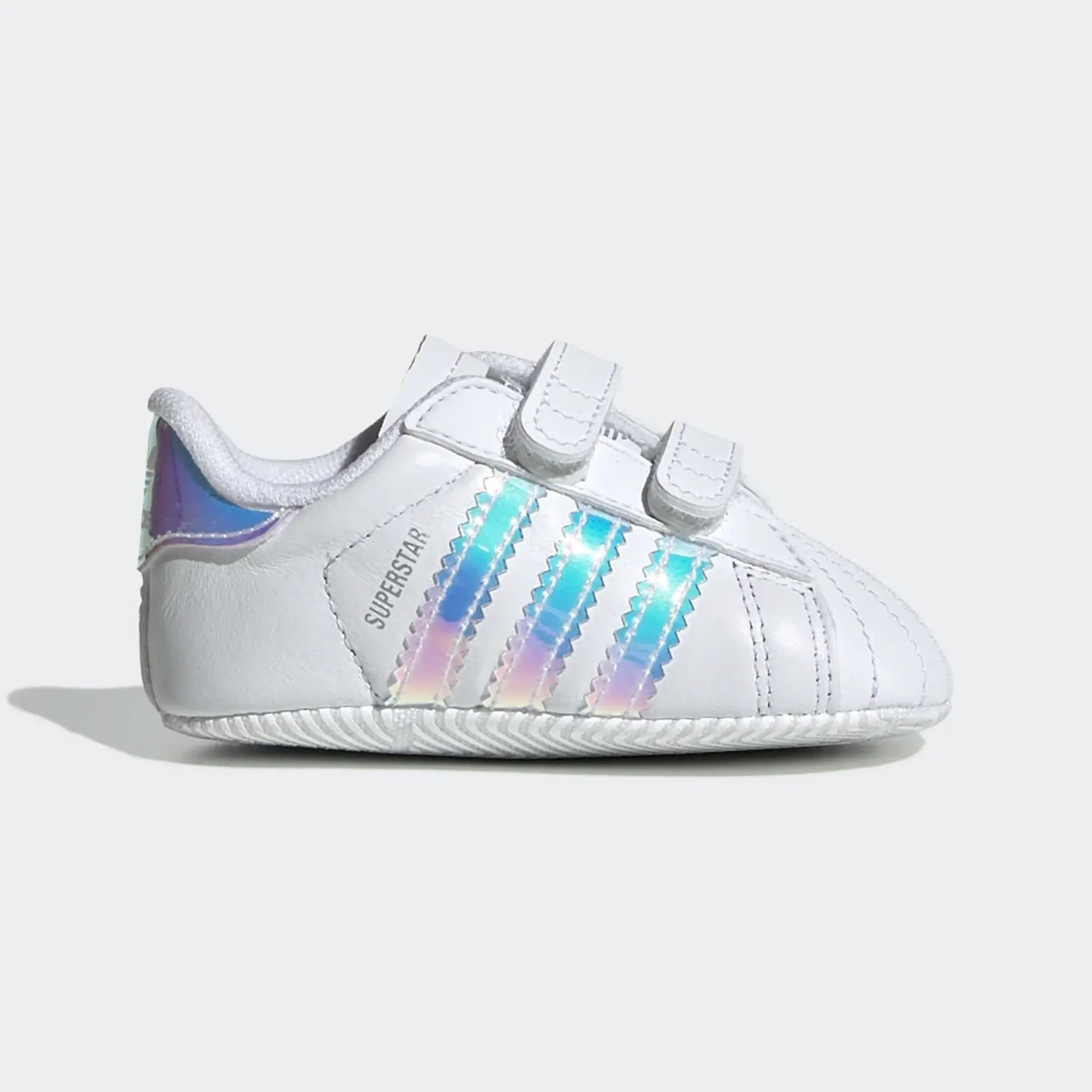 adidas Originals Crib Superstar Trainer - White - Size 4 - White