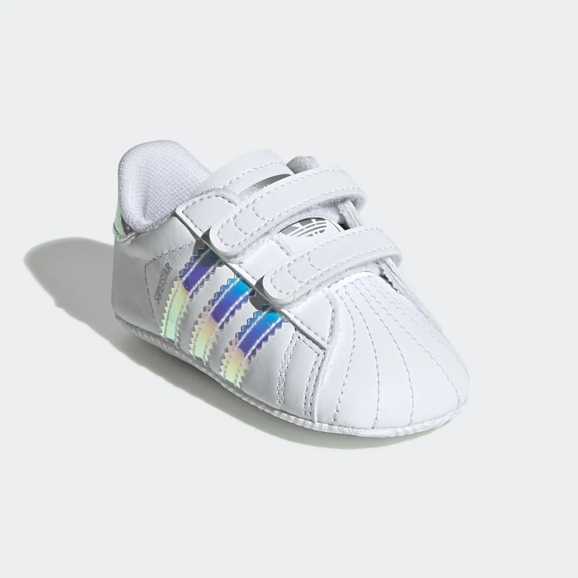 adidas Originals Crib Superstar Trainer - White - Size 4 - White