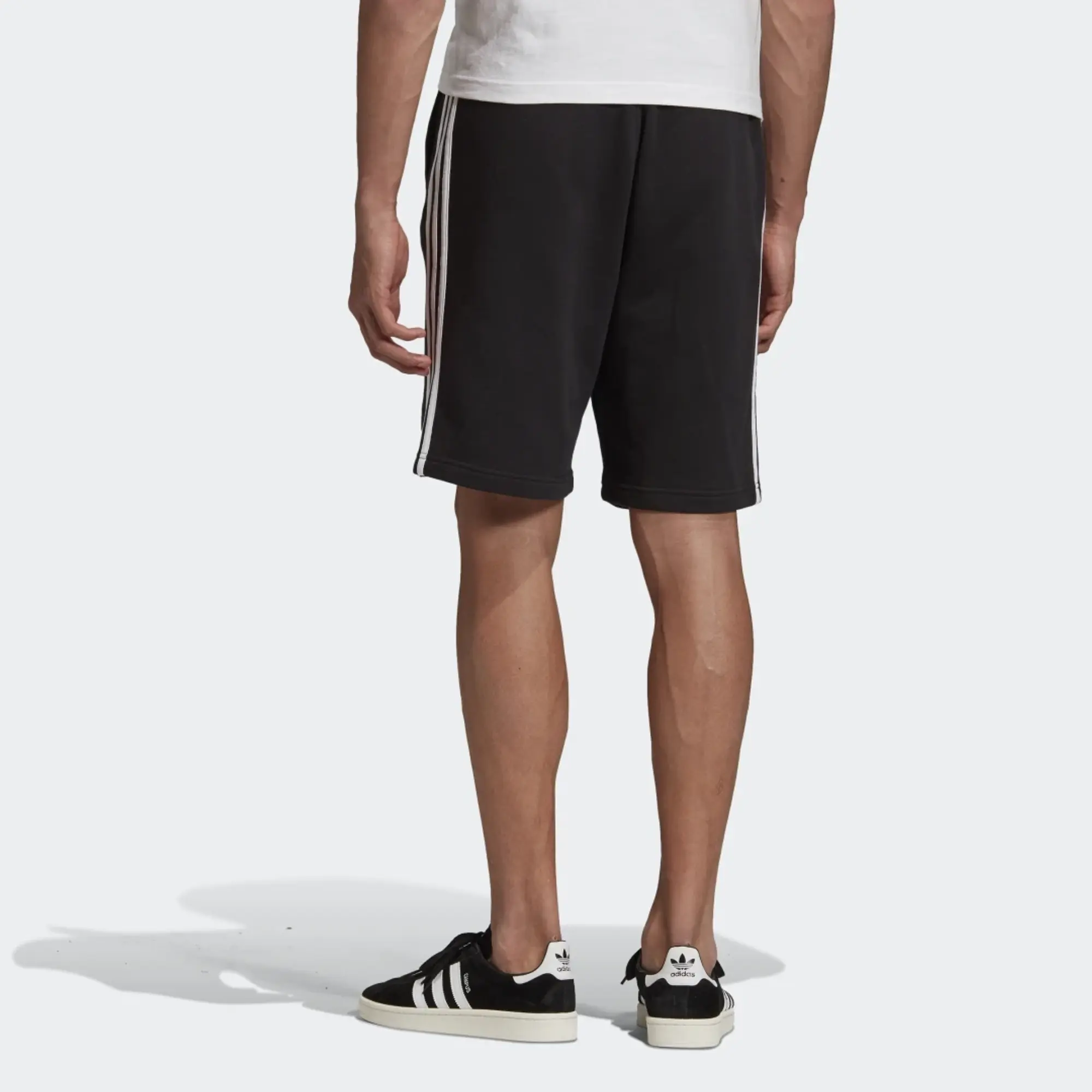 Adidas Originals Adicolor Three Stripe Short In Black