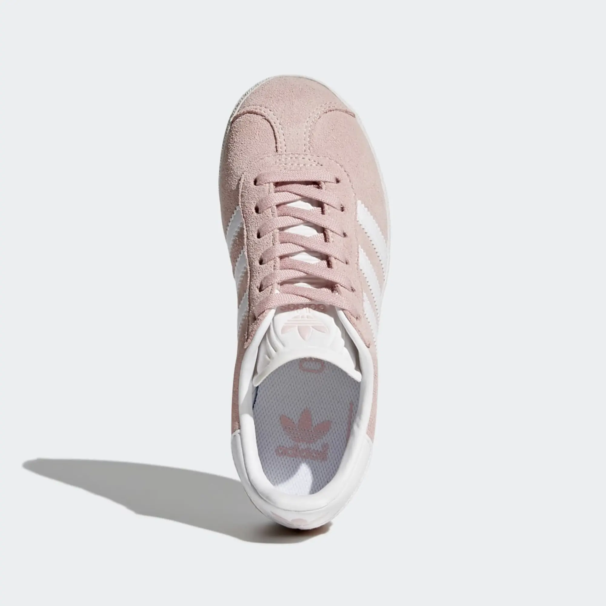 adidas pale pink gazelle Girls Junior trainers BY9548 FOOTY.COM