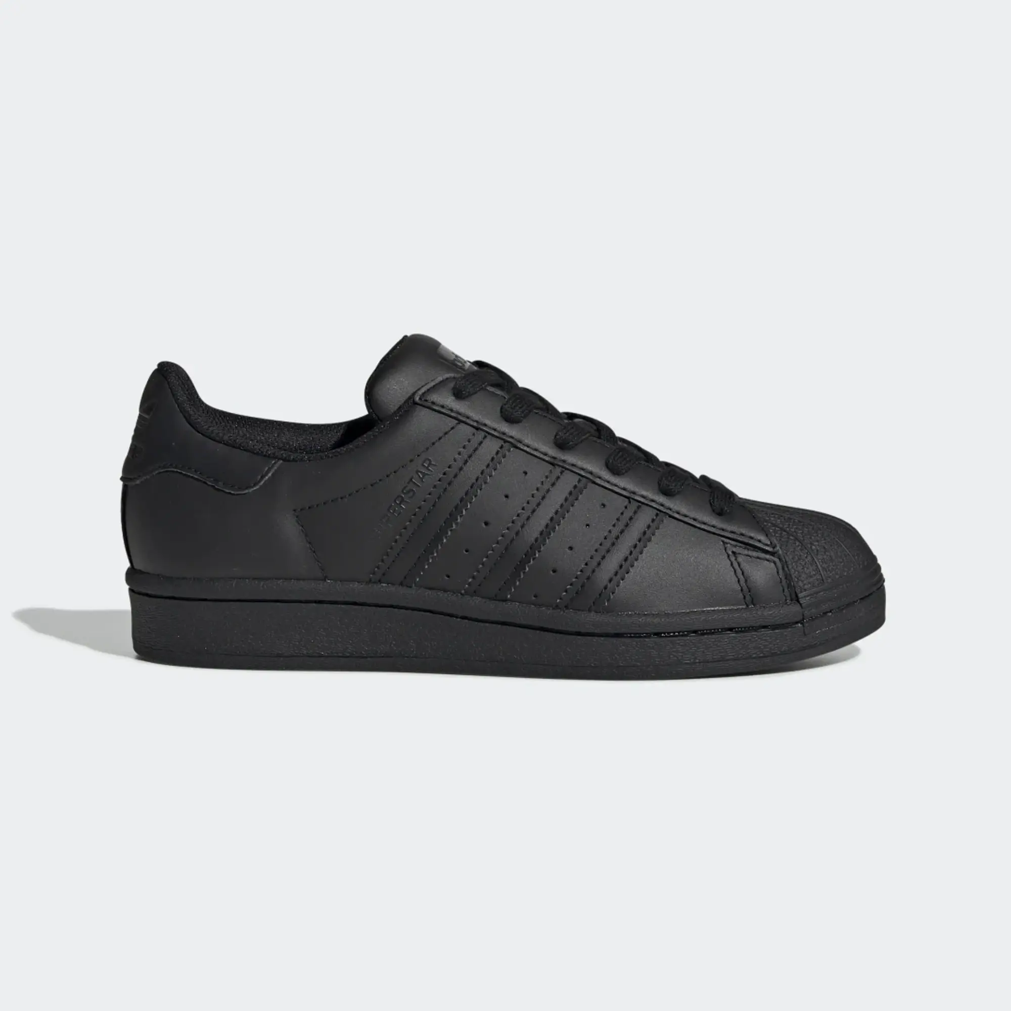 adidas Originals adidas black superstar Youth trainers
