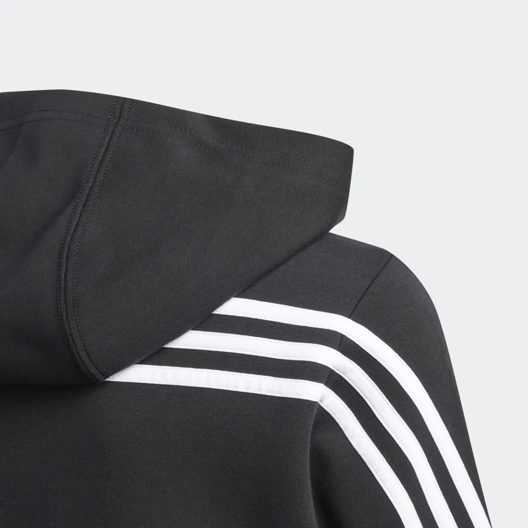 adidas Juniors 3-Stripes Doubleknit Full-Zip Hoodie