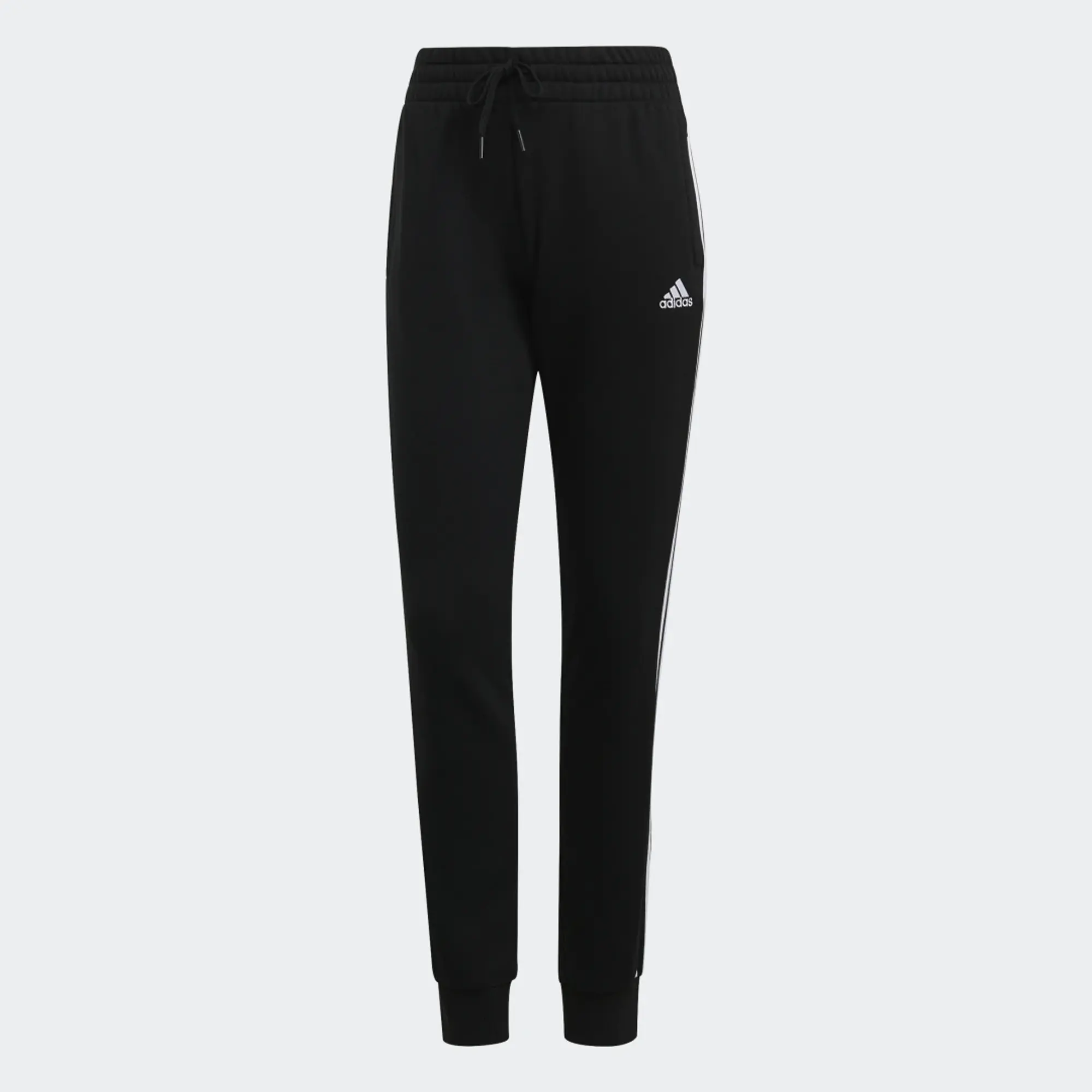 adidas French Terry 3-Stripes Joggers Womens - Black