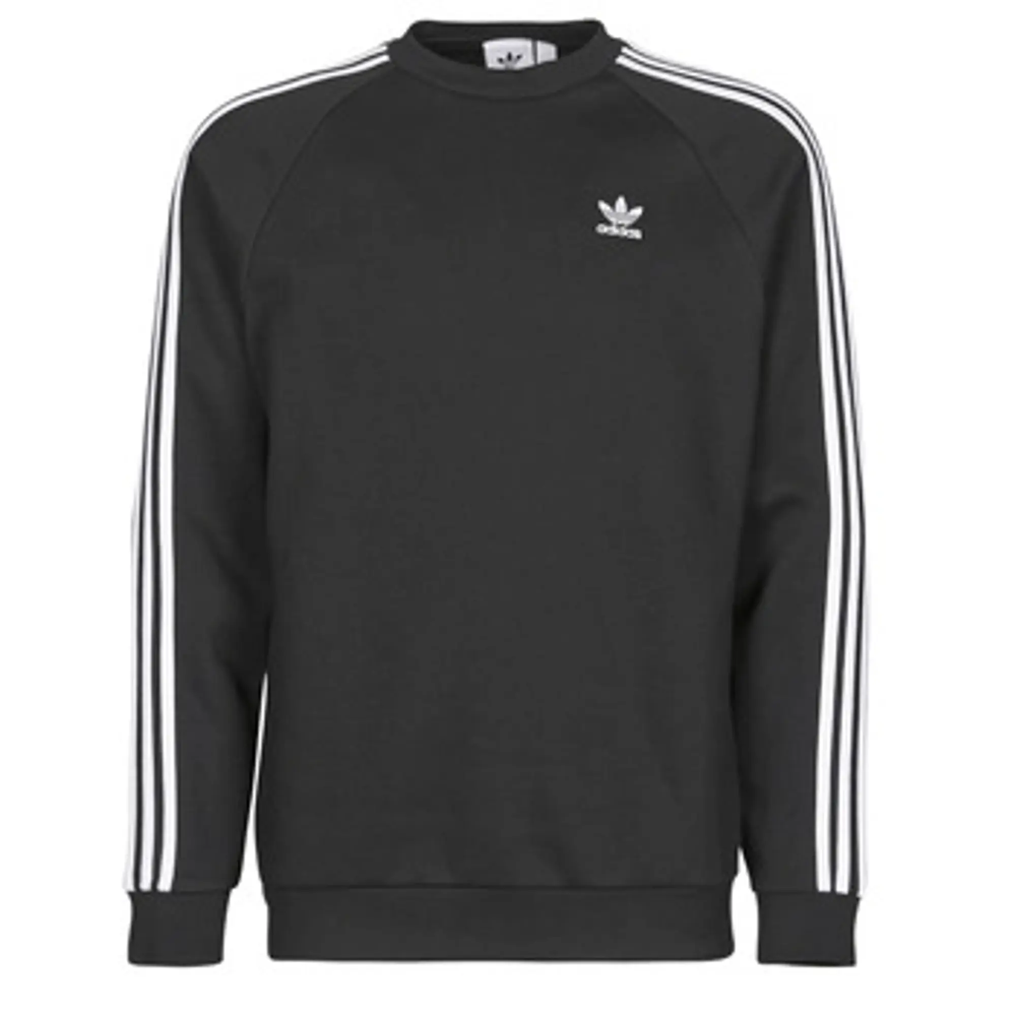 adidas  3-STRIPES CREW  men's Sweatshirt in Black