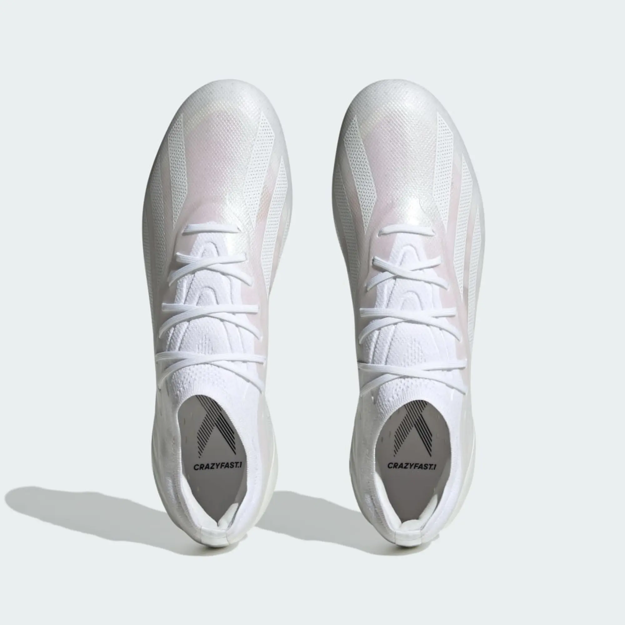 Adidas X Crazyfast .1 Fg Pearlized - Footwear White - ['White']