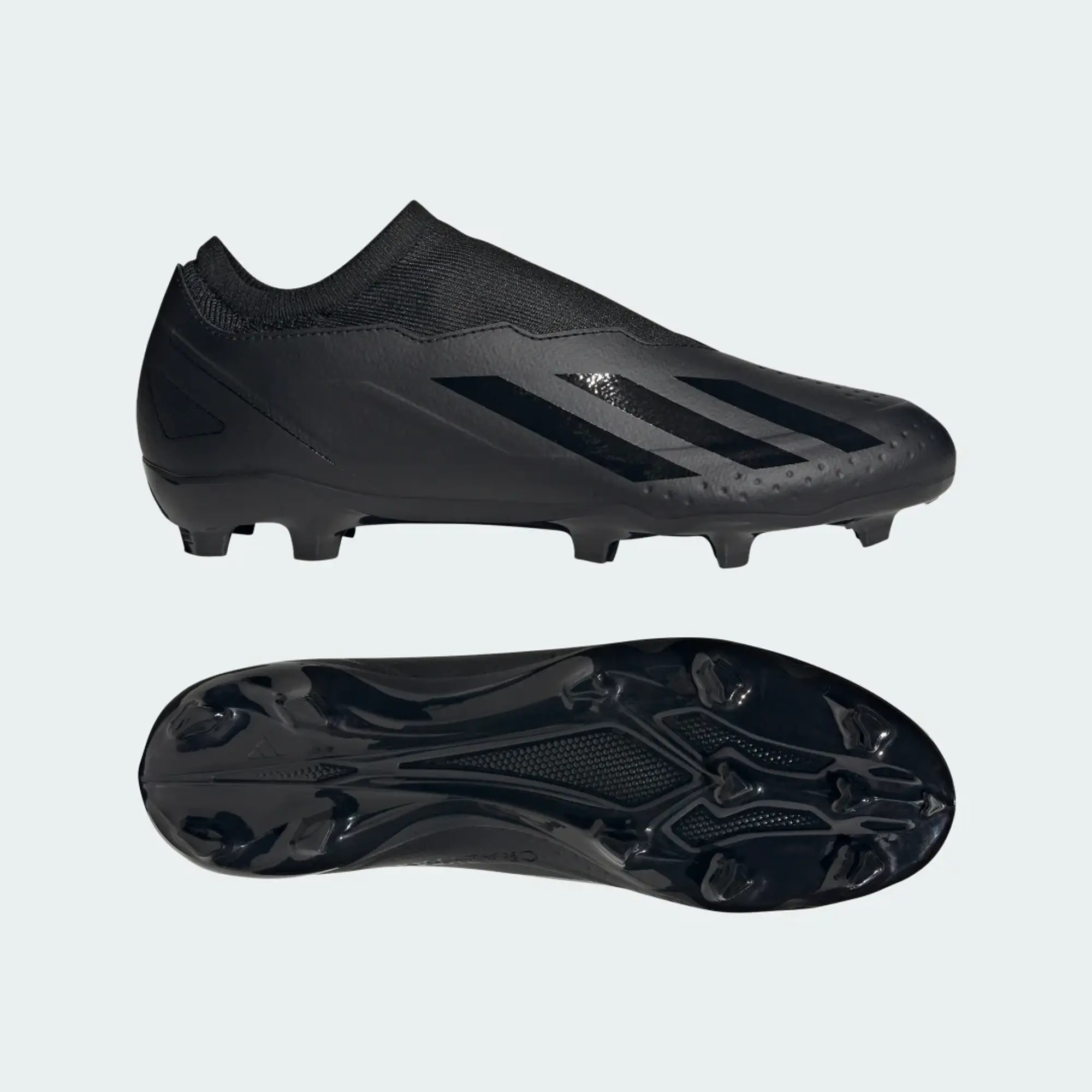 Adidas X Crazyfast .3 Laceless Fg Nightstrike - Core Black - ['Black']