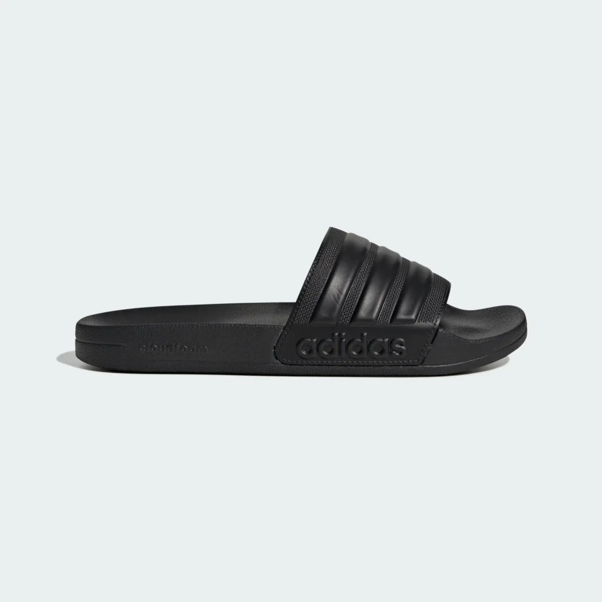 Adidas black sliders womens online