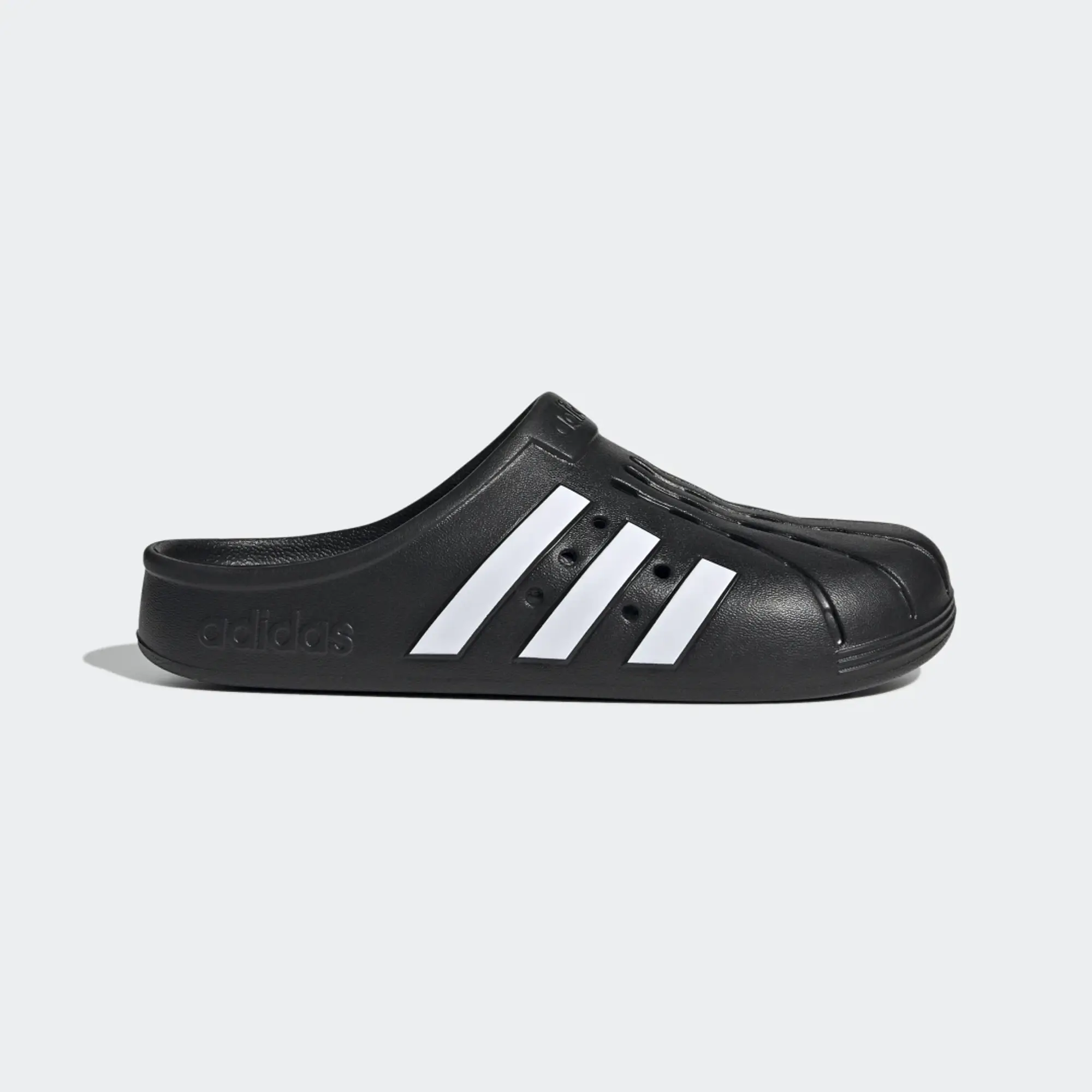 adidas  ADILETTE CLOG  women's Clogs (Shoes) in Black