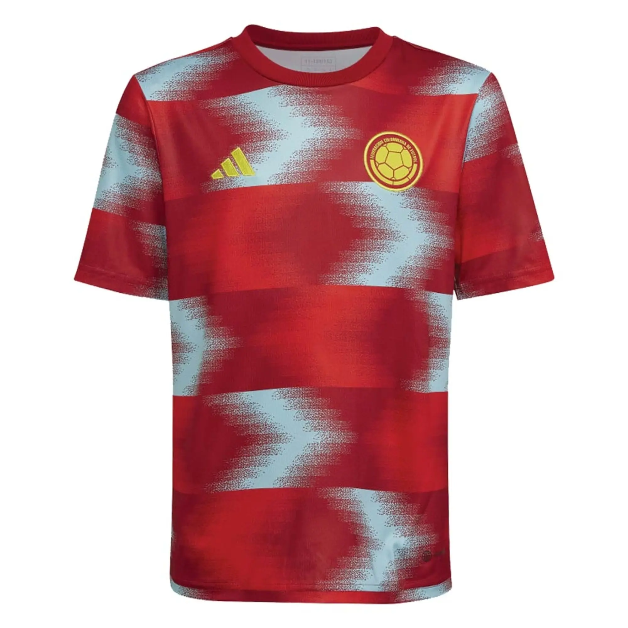 adidas Colombia Kids SS Pre-Match Home Shirt 2022