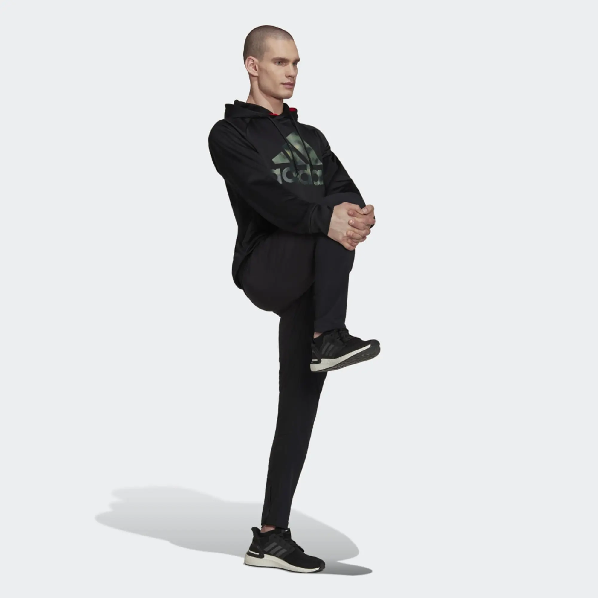 adidas AEROREADY Game and Go Camo Logo Hoodie
