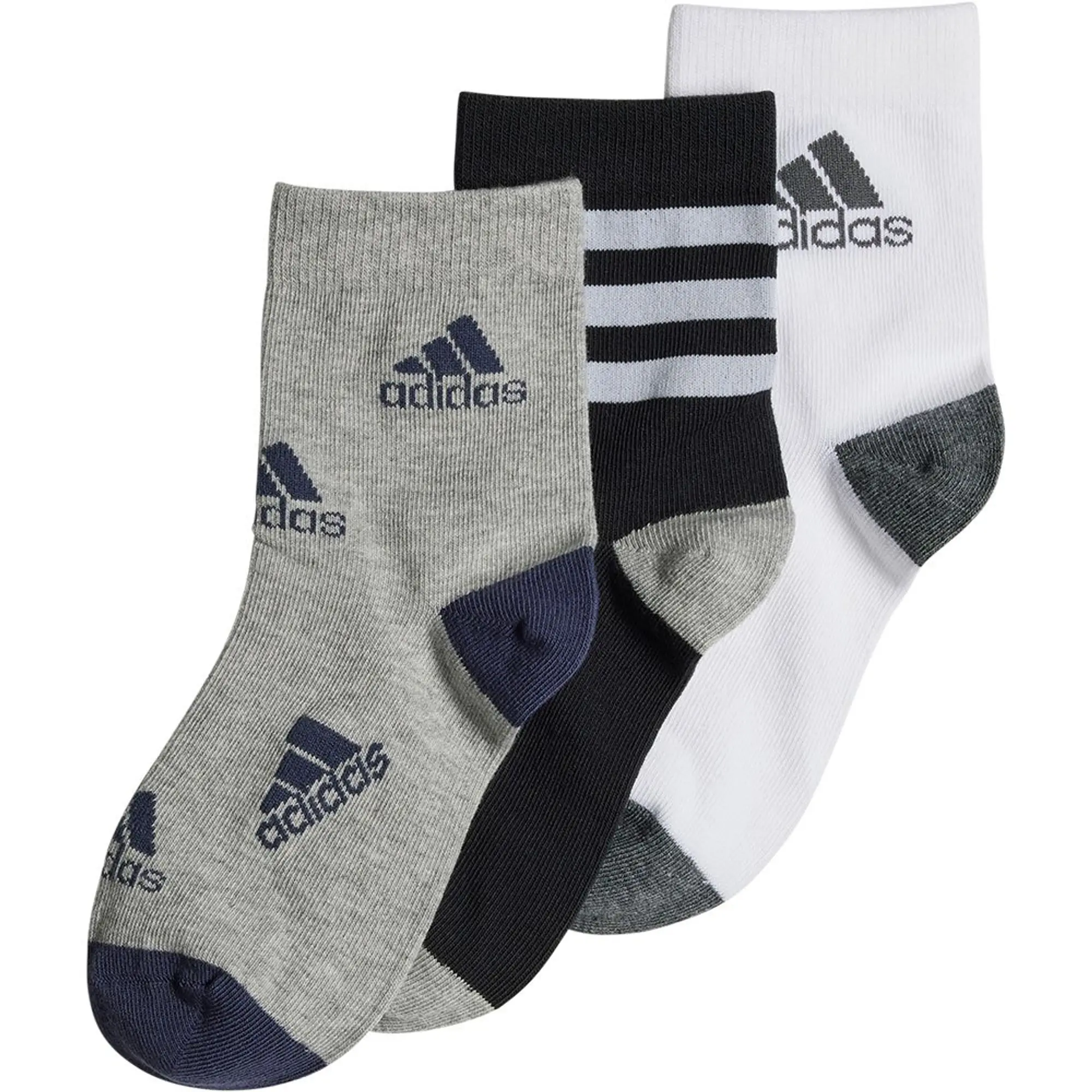 adidas multi kids graphic socks 3 pack