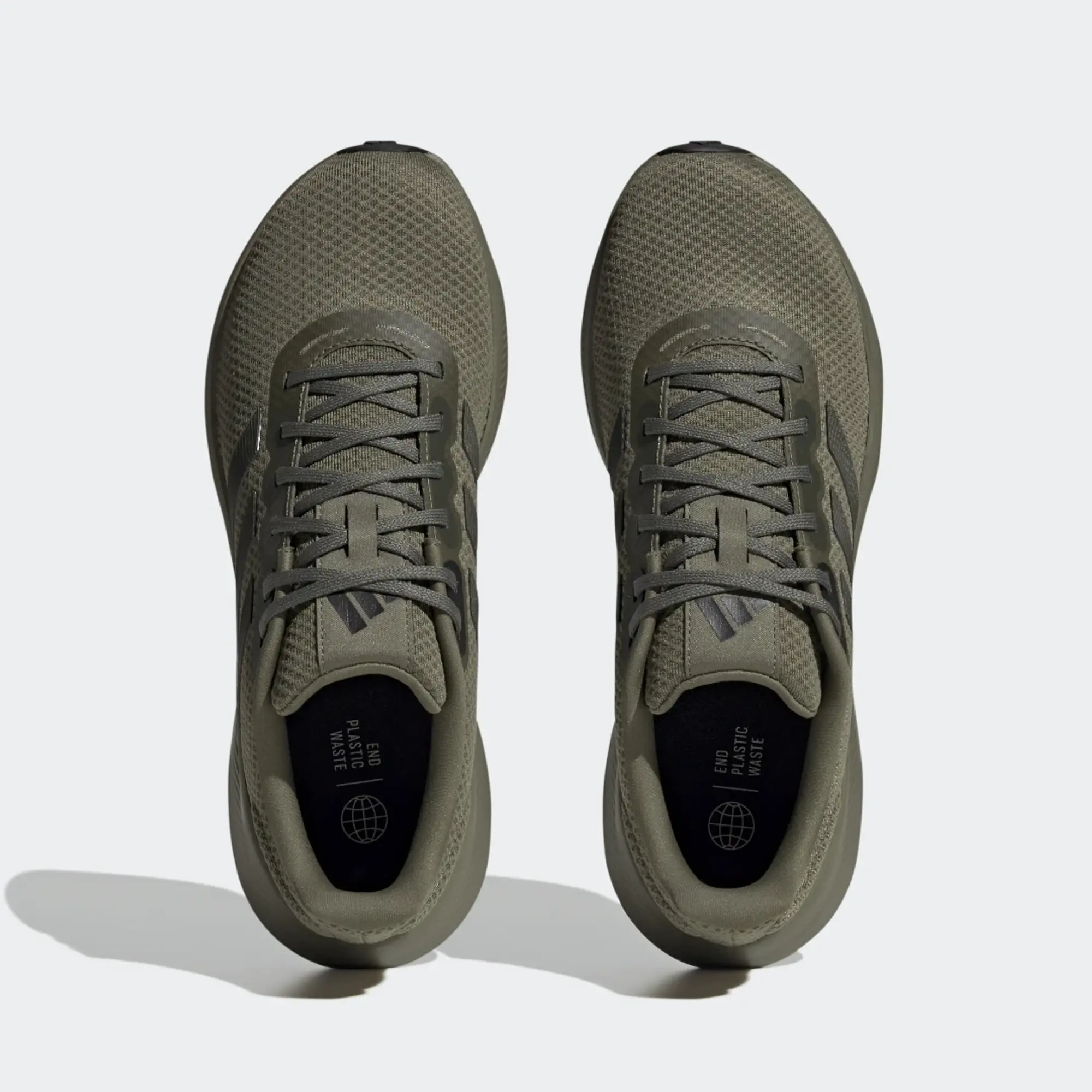 adidas  RUNFALCON 3.0  men's Running Trainers in Black