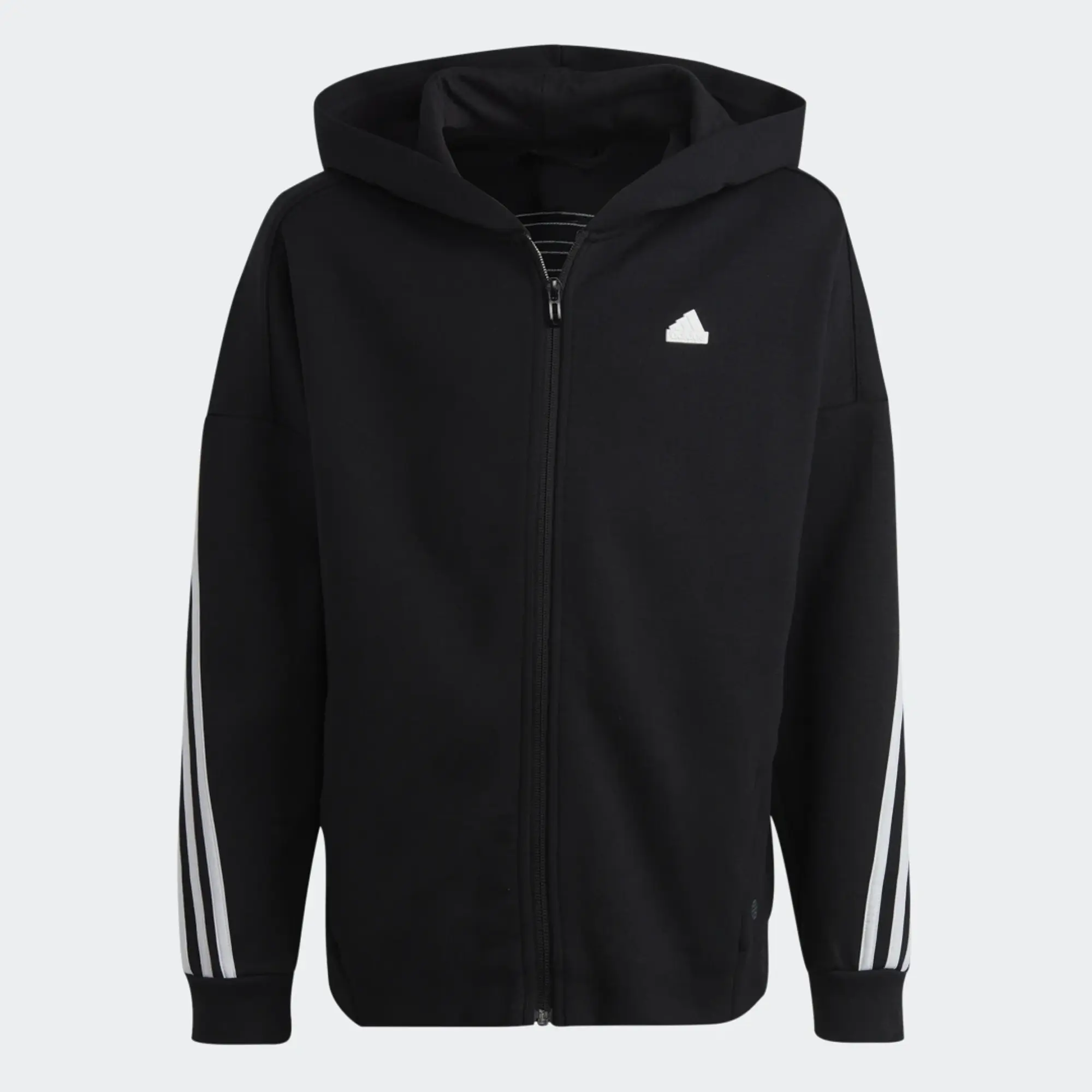 adidas Future Icons 3 Stripes Full Zip Hooded Track Top