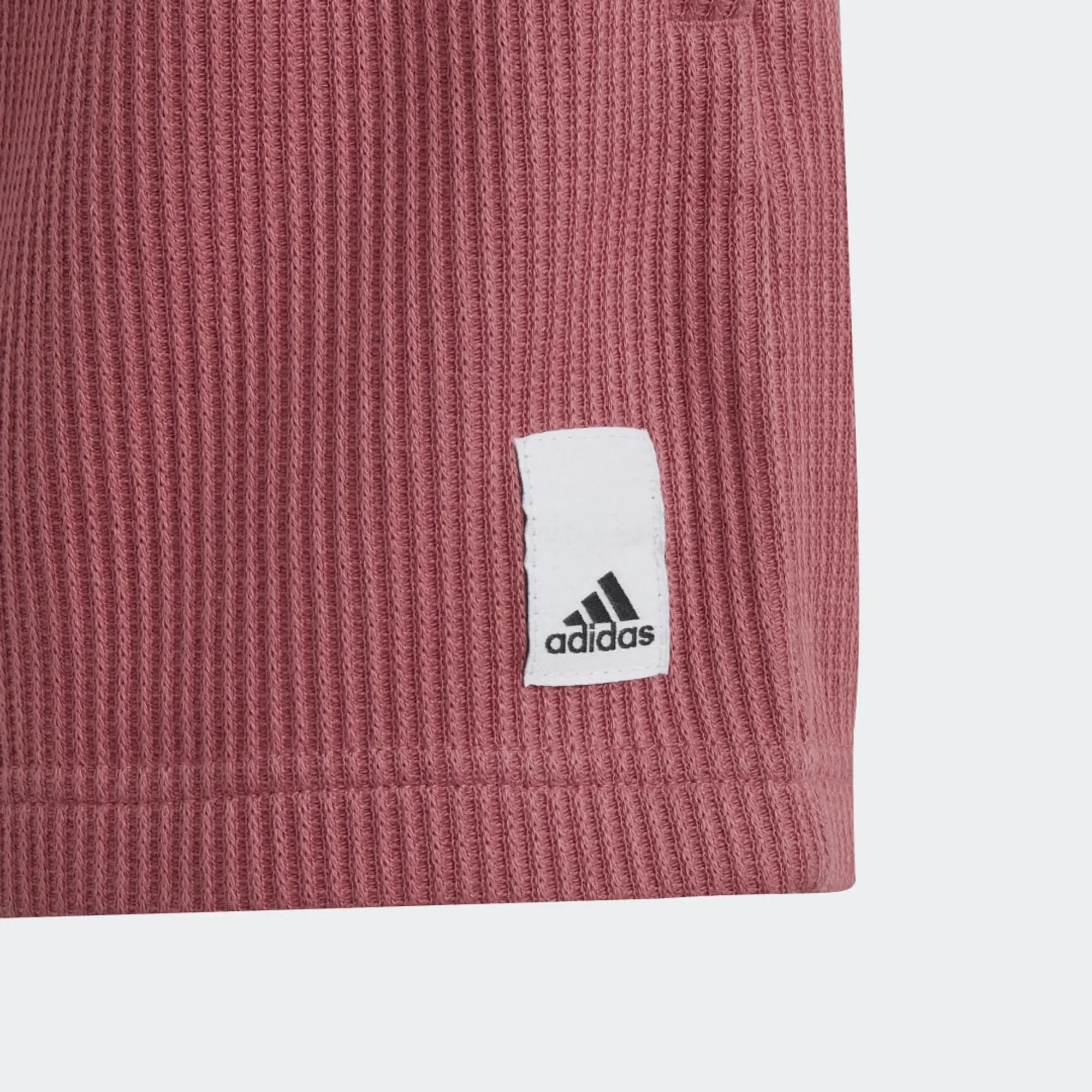 adidas Lounge Waffle Knit Loose Shorts