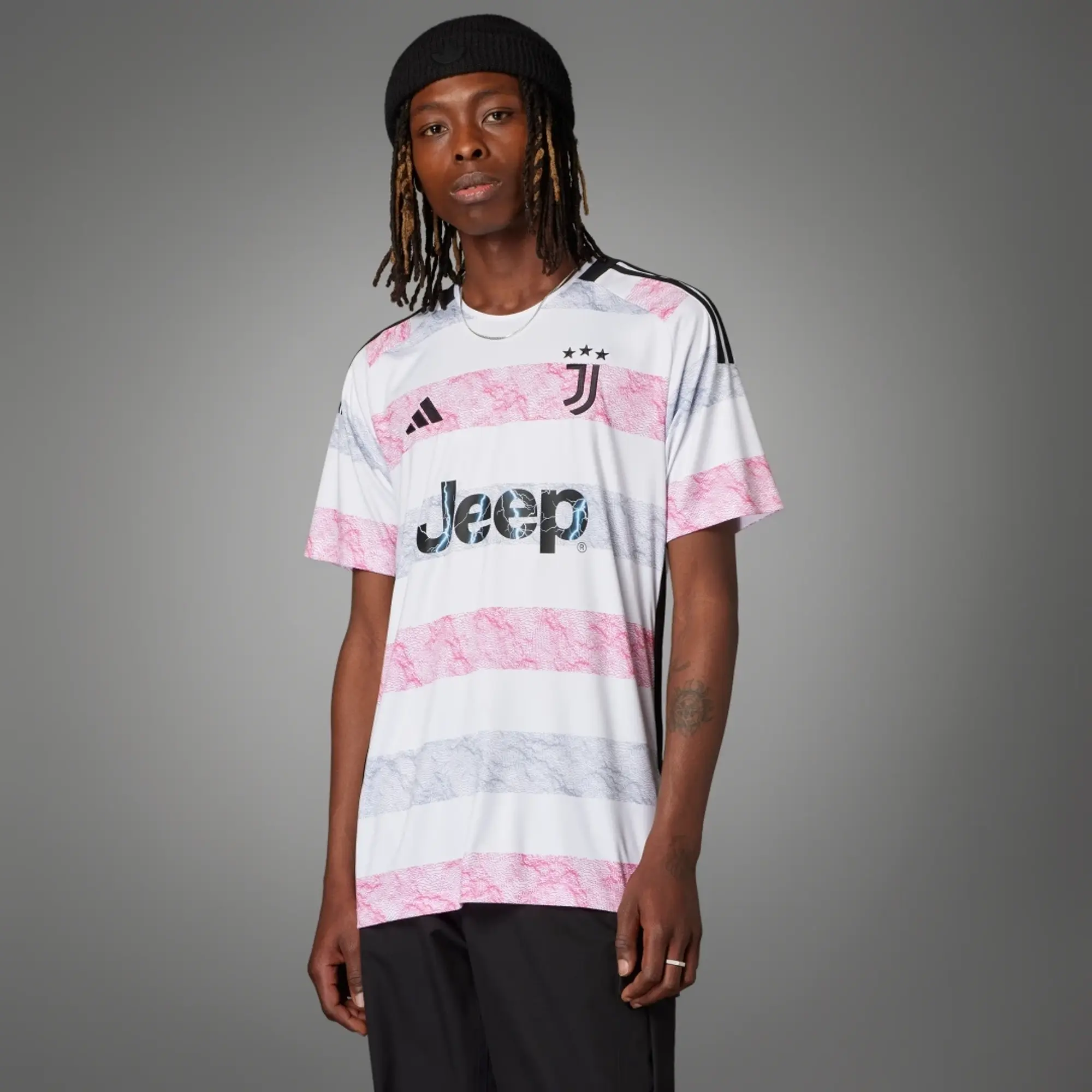 adidas Juventus Mens SS Away Shirt 2023/24