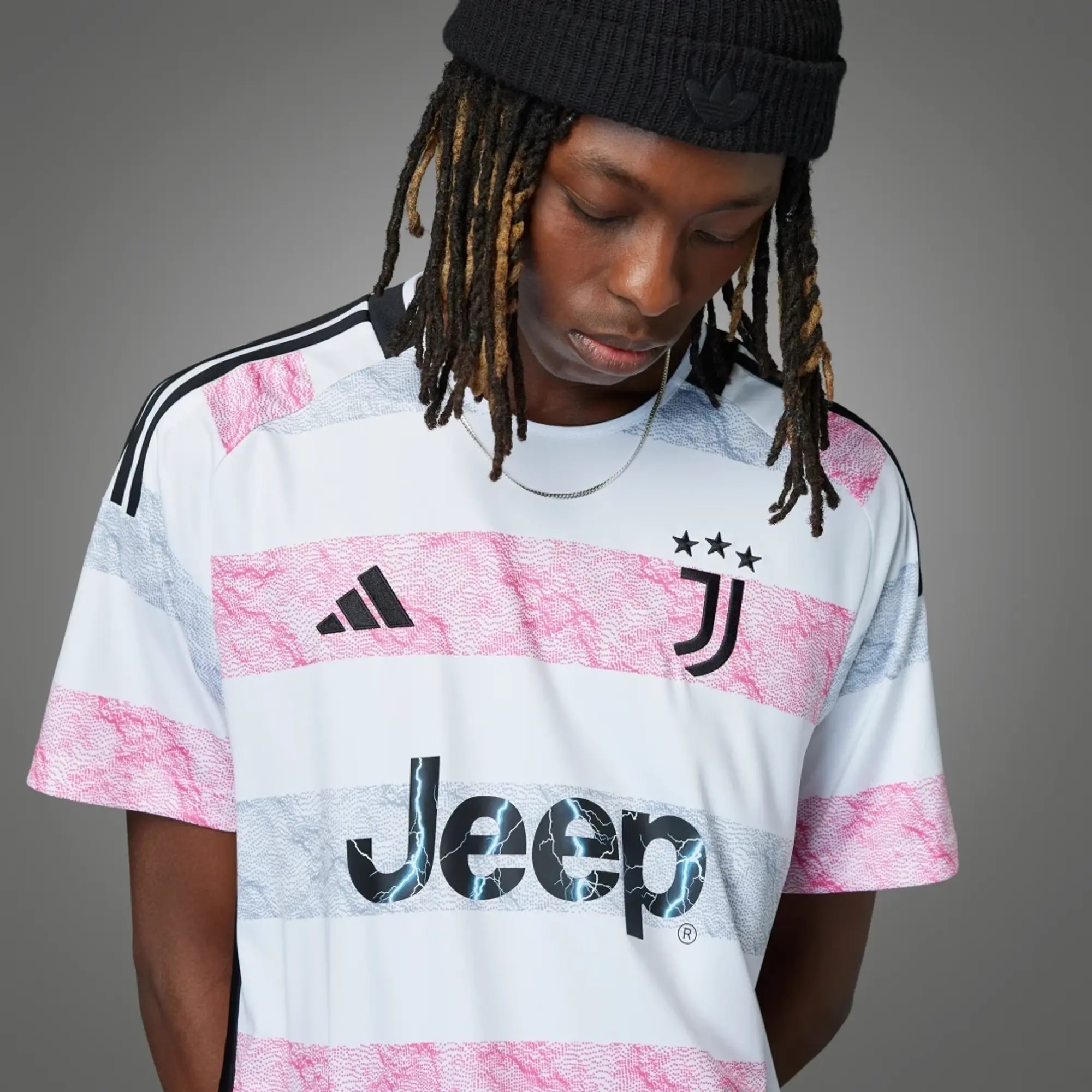 adidas Juventus Mens SS Away Shirt 2023/24