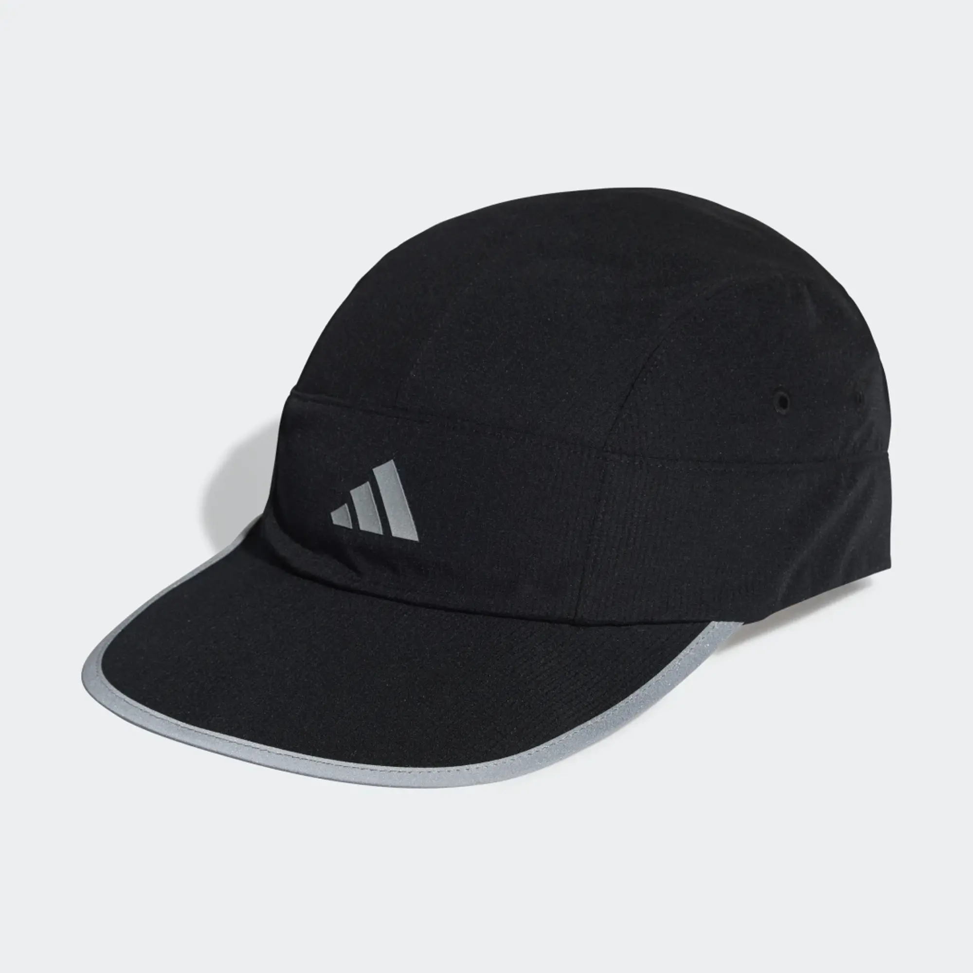 Adidas Performance Running Packable Heat. Rdy X-City Cap In Black / Reflective Silver