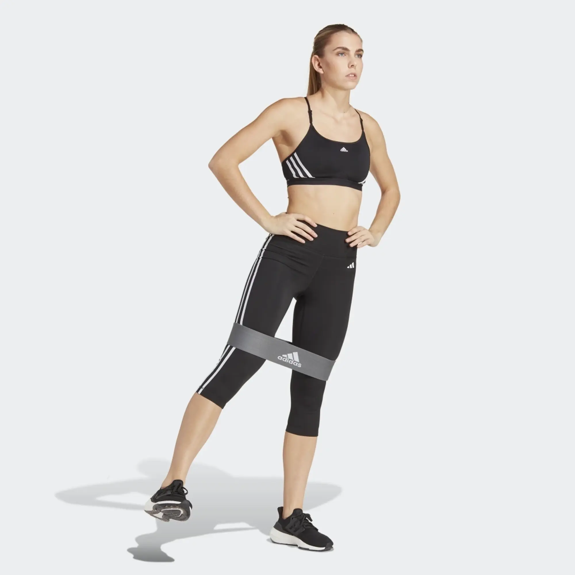 adidas  TE 3S 34 TIG  women's Tights in Black