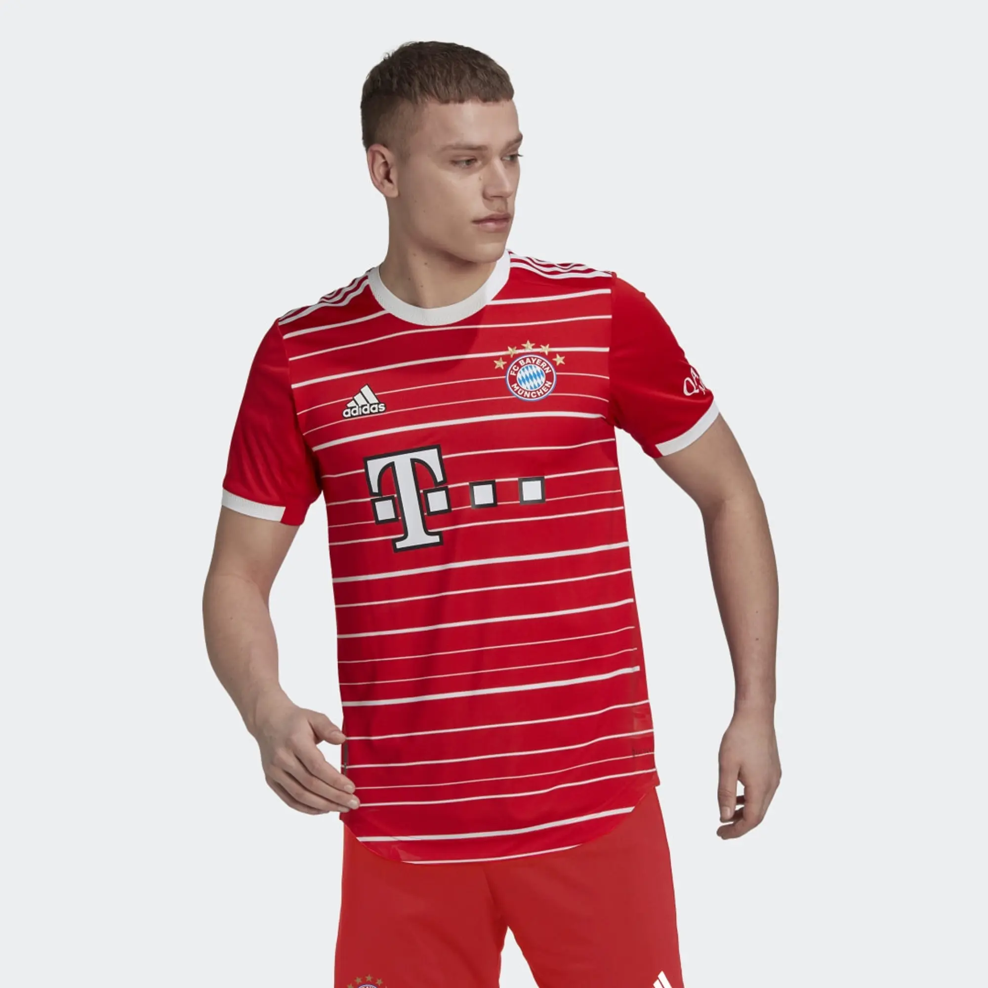 adidas Bayern Munich Mens SS Home Shirt 2022/23