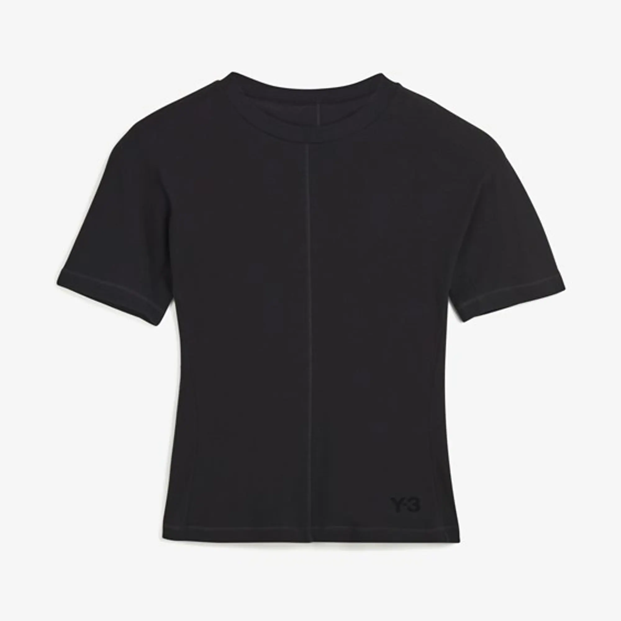 adidas Y-3 Fitted Short Sleeve Tee - Black