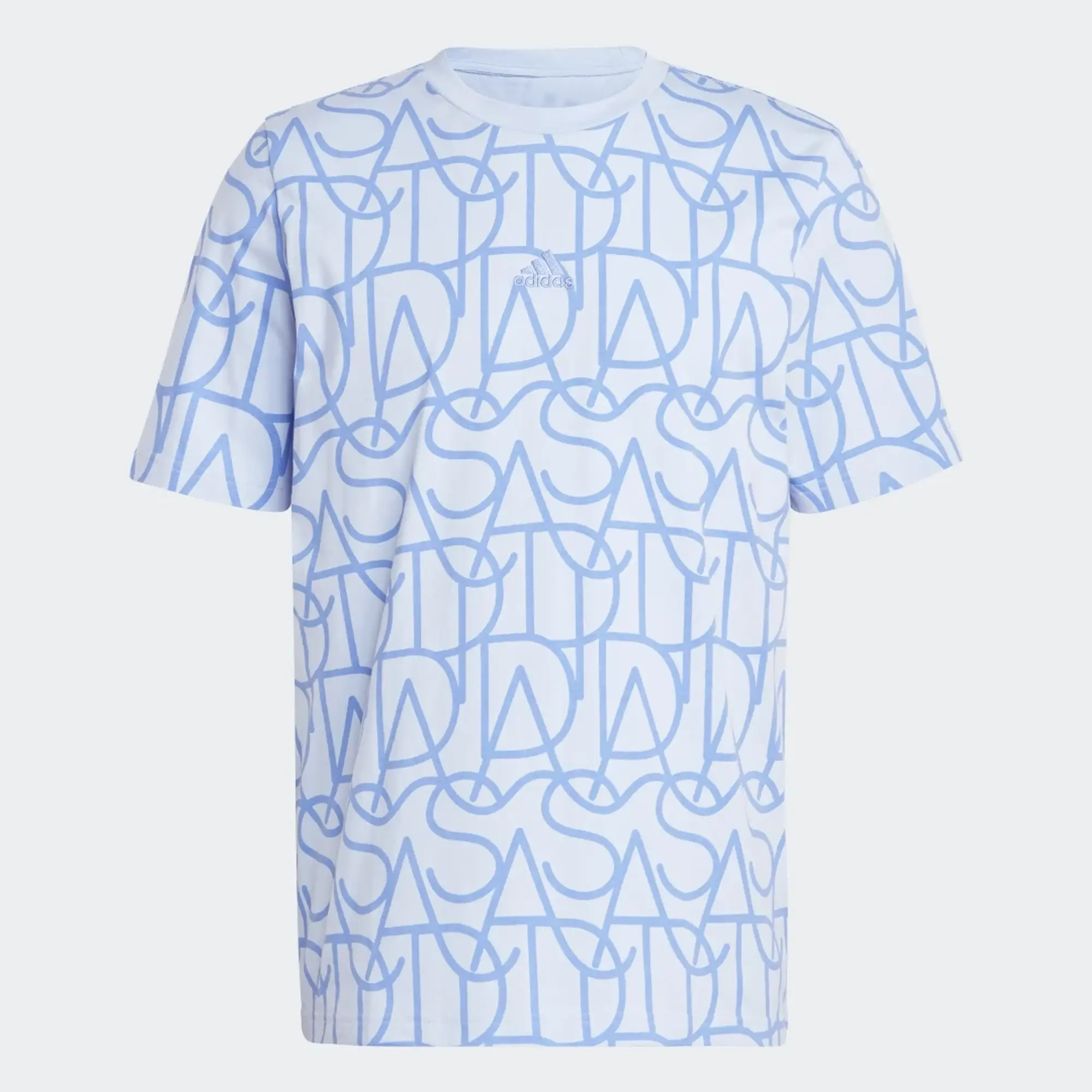 adidas Mens Script Print T-Shirt