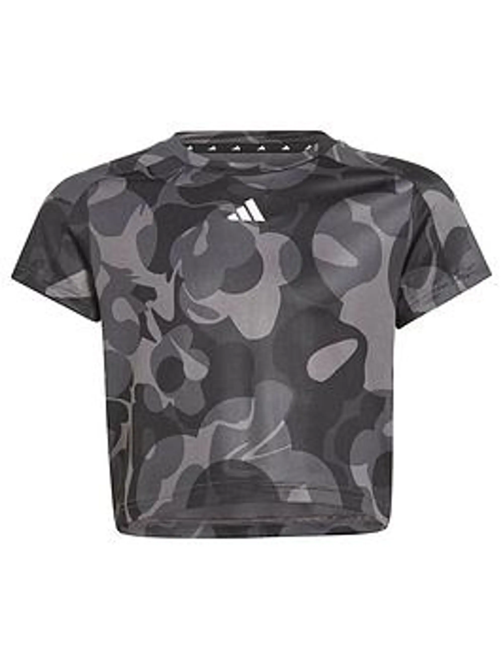 adidas  JTR-ES AOP T  girls's Children's T shirt in Grey