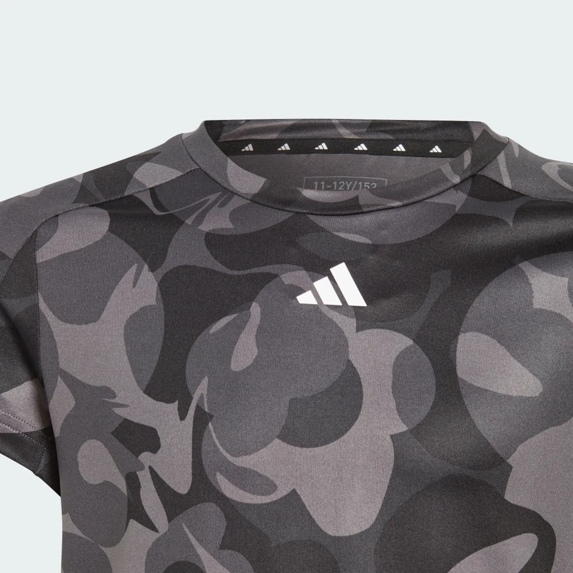 adidas  JTR-ES AOP T  girls's Children's T shirt in Grey