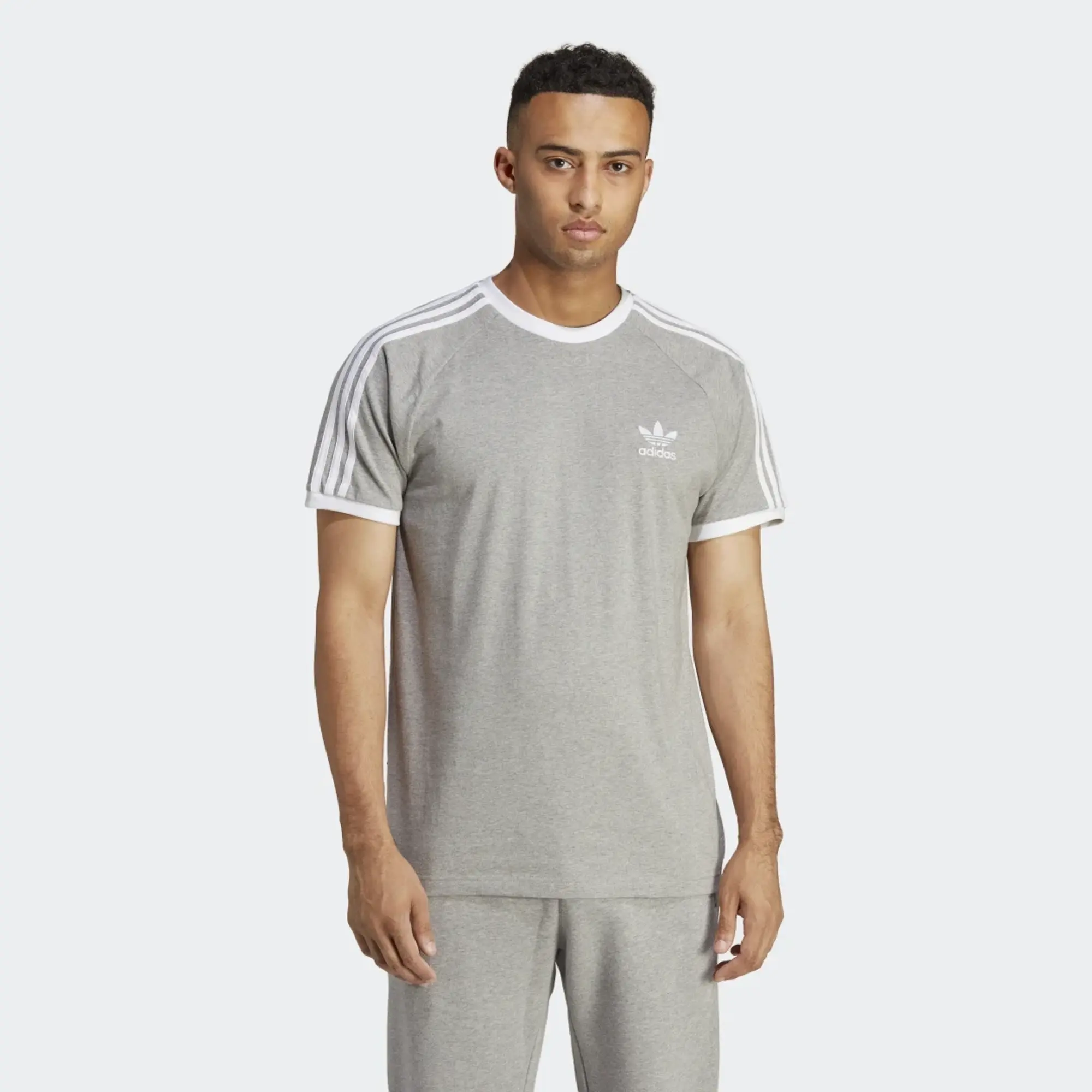 adidas Originals Adicolor Classics 3-Stripes T-Shirt, Grey