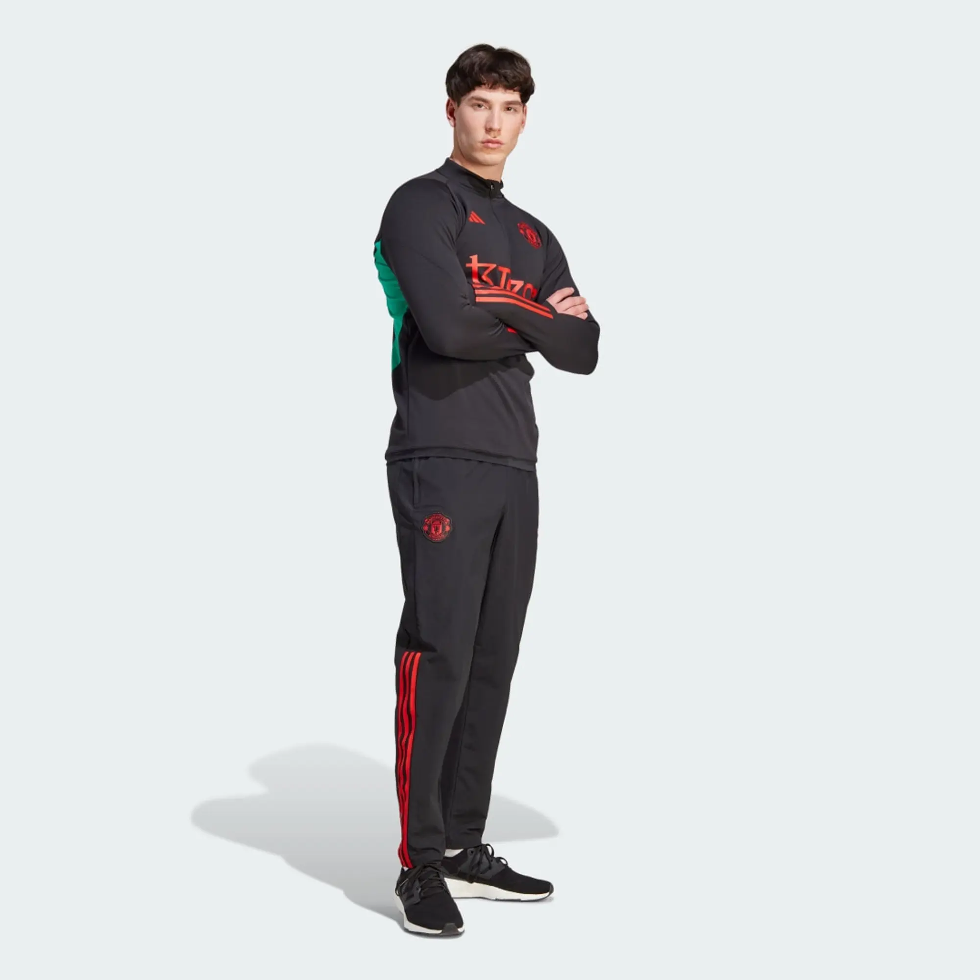 Manchester United adidas Training Presentation Pants - Black
