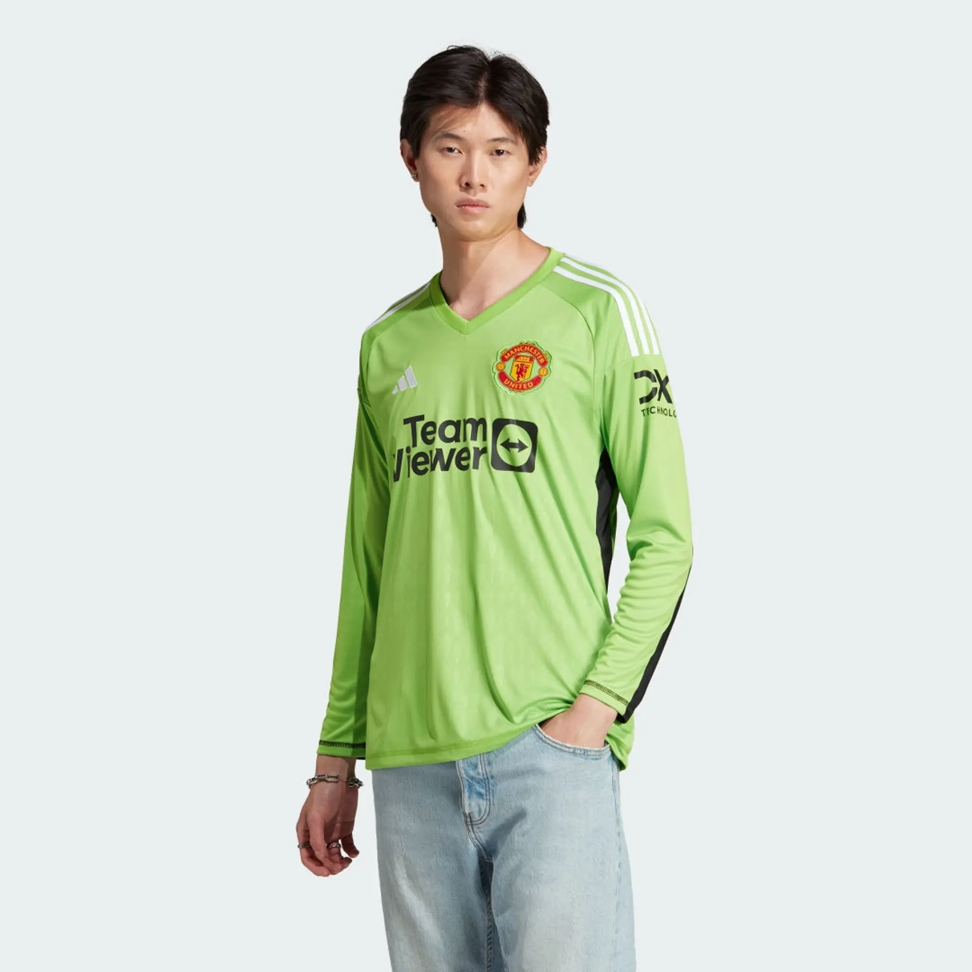adidas Manchester United Mens LS Goalkeeper Away Shirt 2023/24
