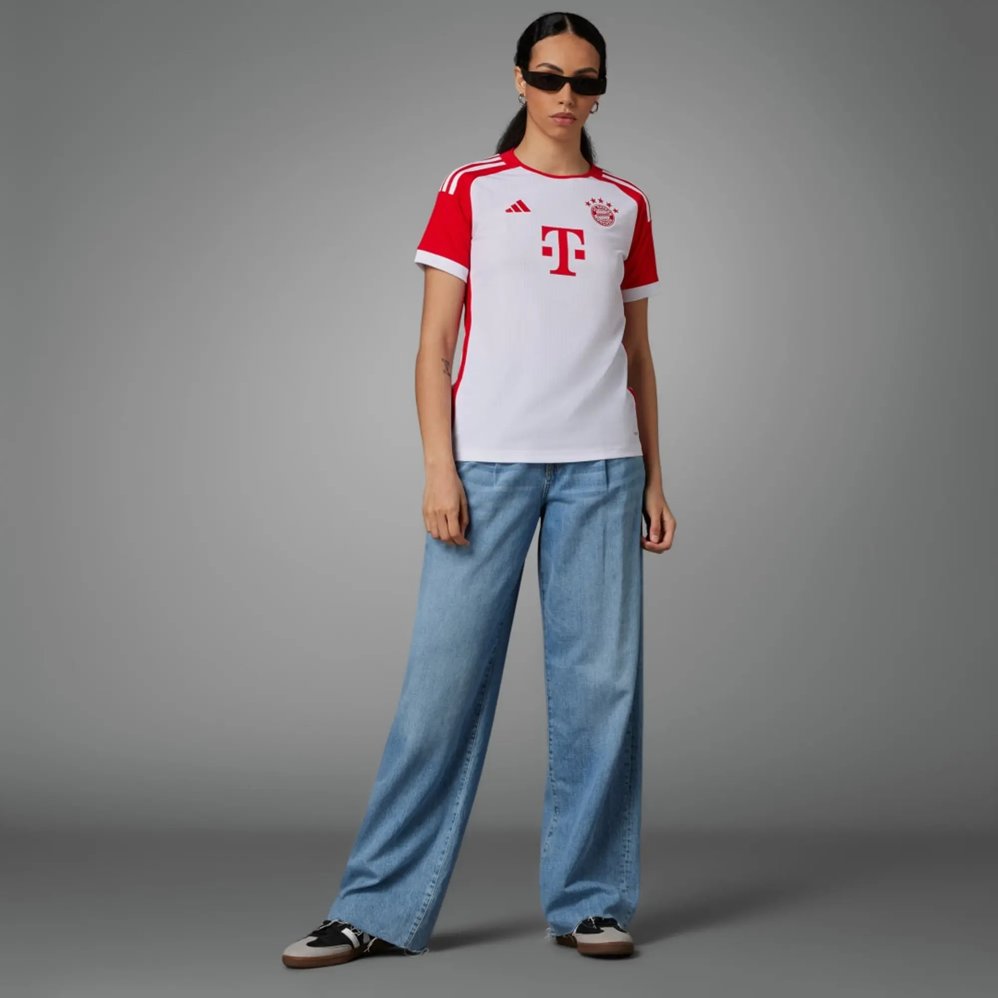 adidas Bayern Munich Womens SS Home Shirt 2023/24