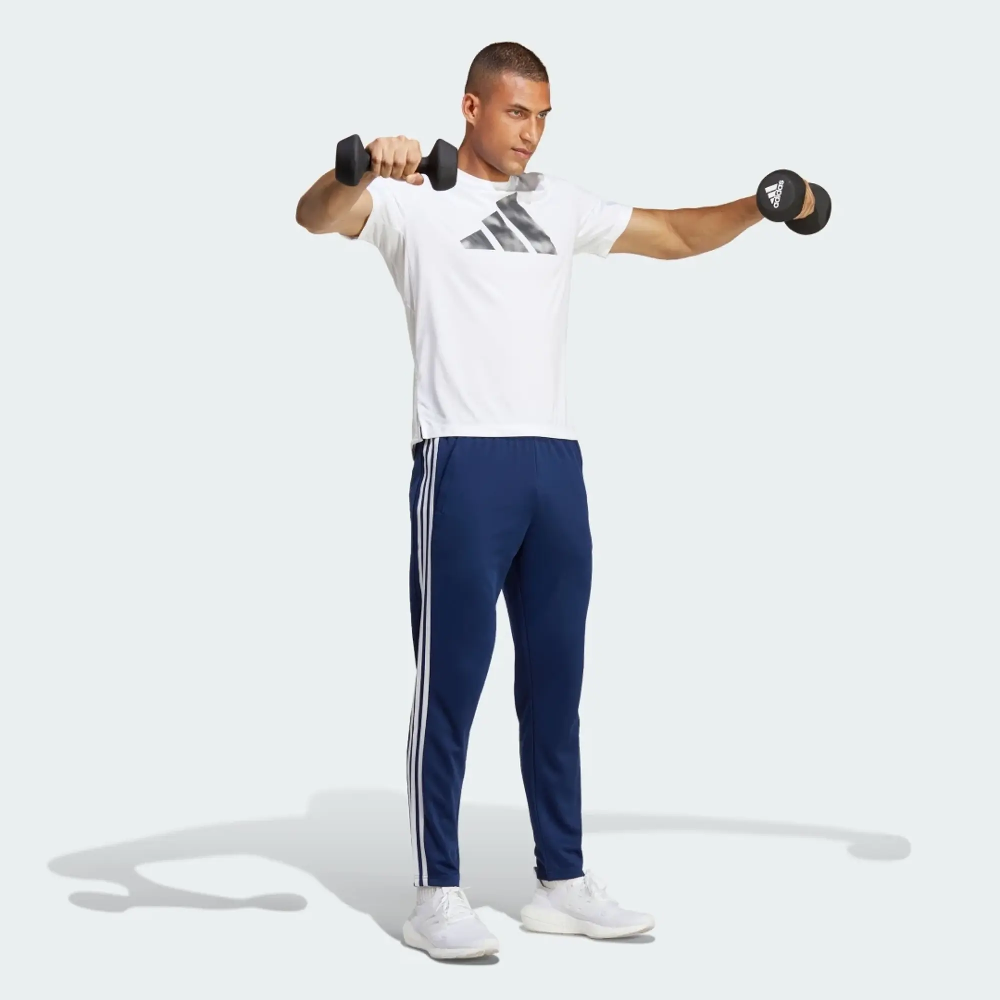 adidas Men's Cardio Fitness Jogging Bottoms - Blue