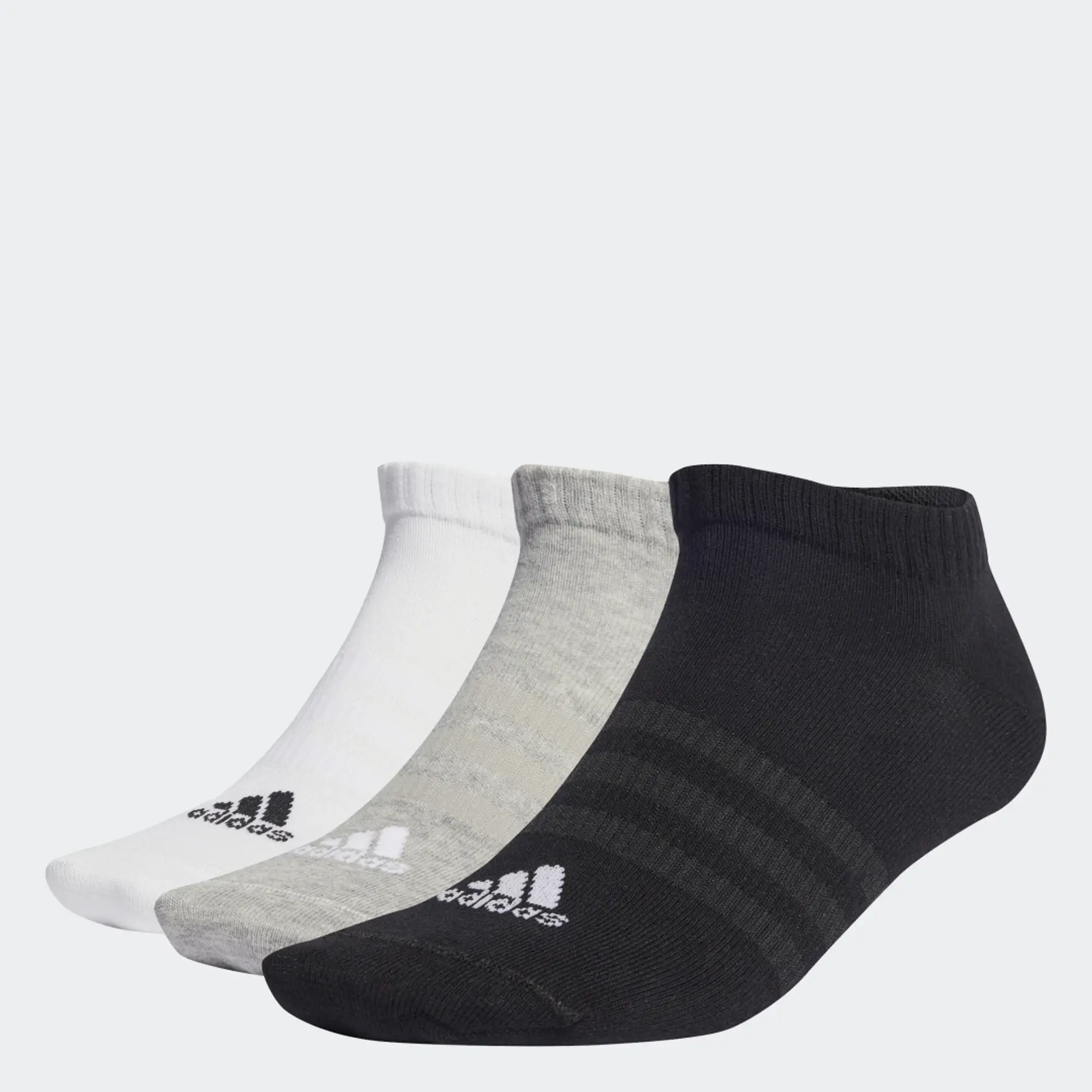 adidas Thin and Light Sportswear Low-Cut Socks 3 Pairs