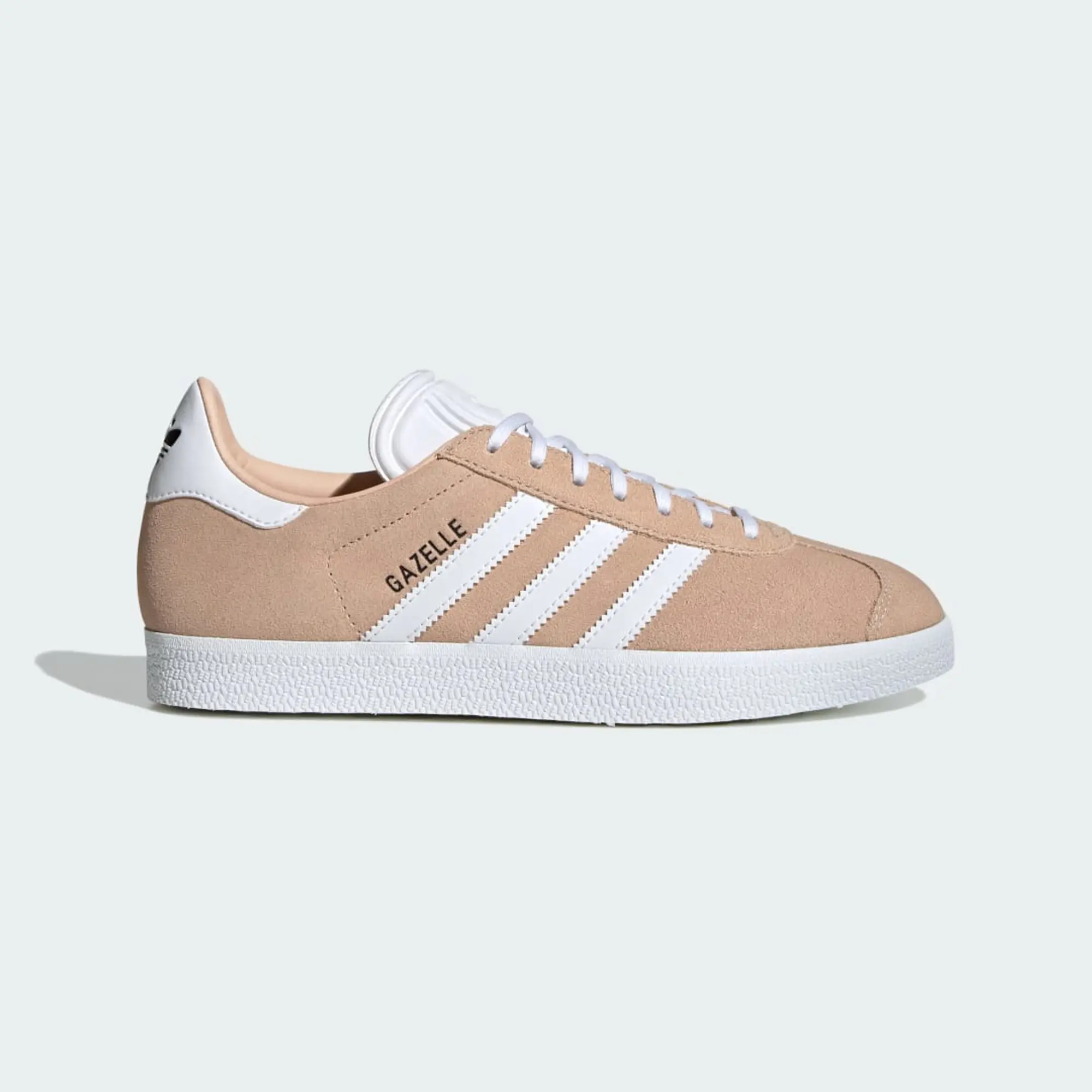 Adidas Originals Gazelle Trainers In Blush-White