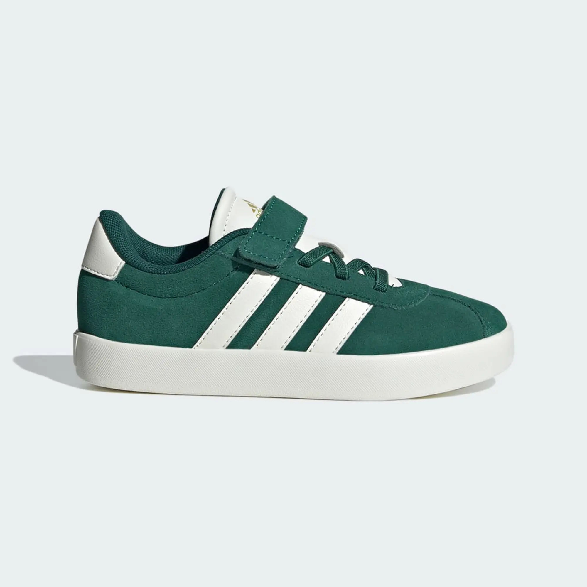 adidas  VL COURT 3.0 EL C  girls's Children's Shoes (Trainers) in Green