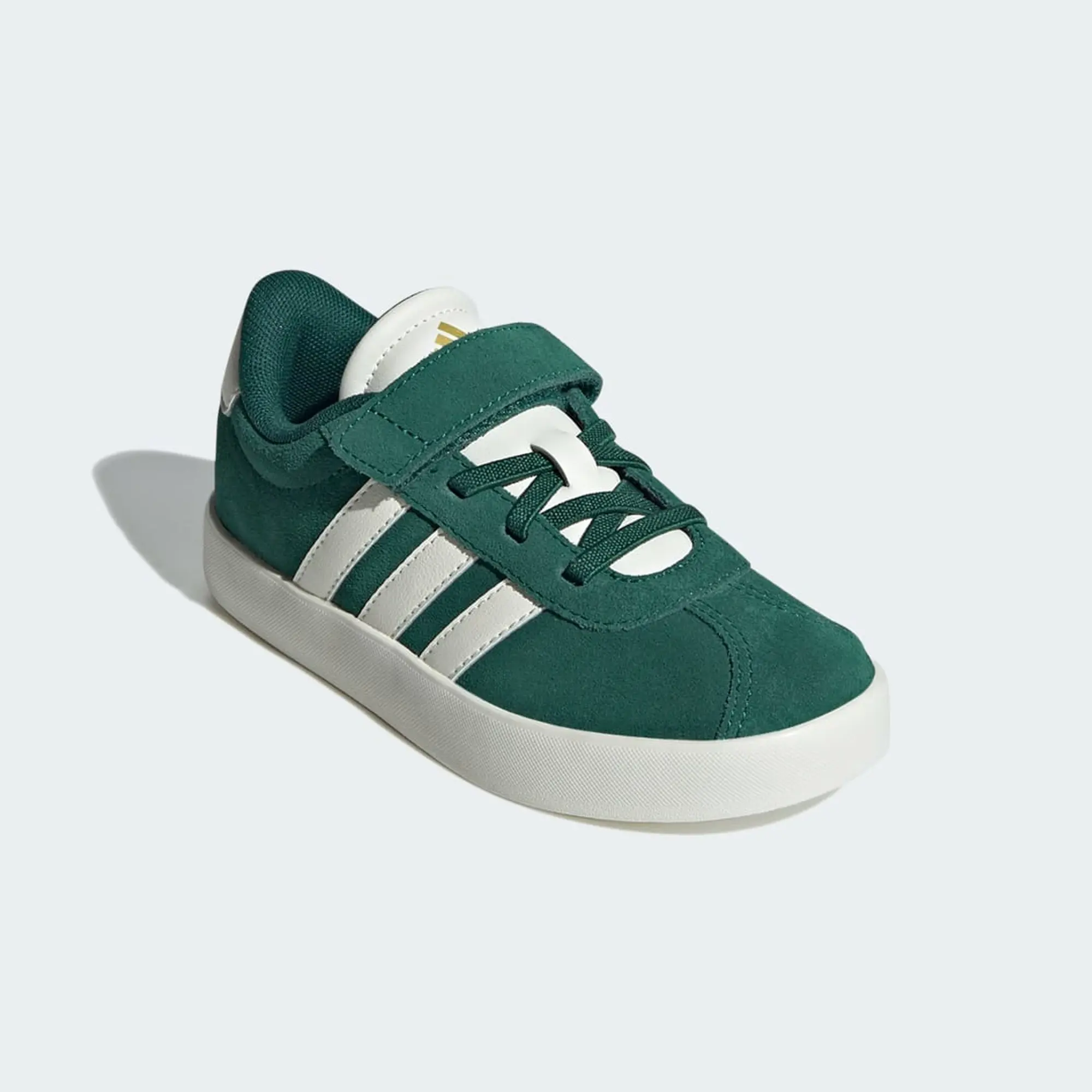 adidas  VL COURT 3.0 EL C  girls's Children's Shoes (Trainers) in Green