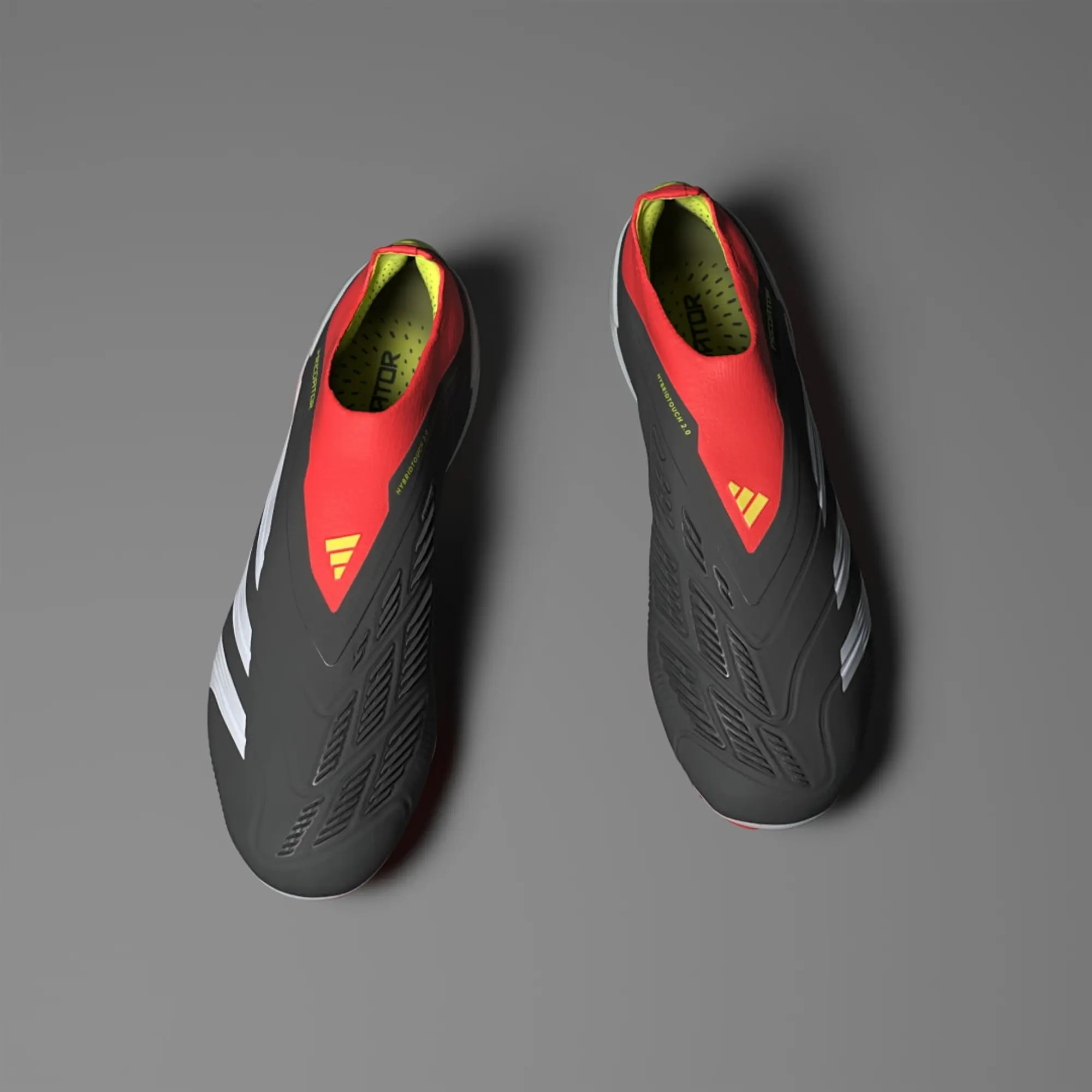 Adidas Predator Elite Laceless Fg Solar Energy - Core Black/Footwear White/Solar Red - ['Black']